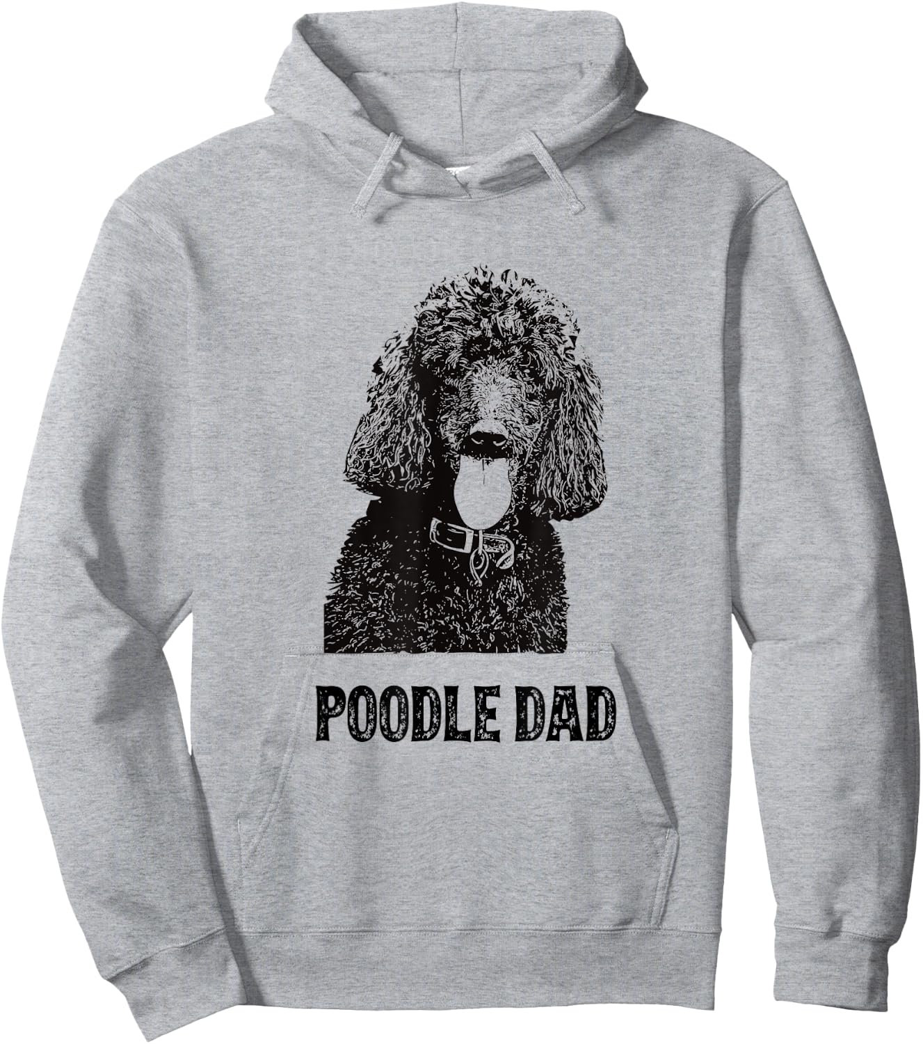 Poodle Dad - Standard Poodle Dad Hoodie - Hoodie | Ash