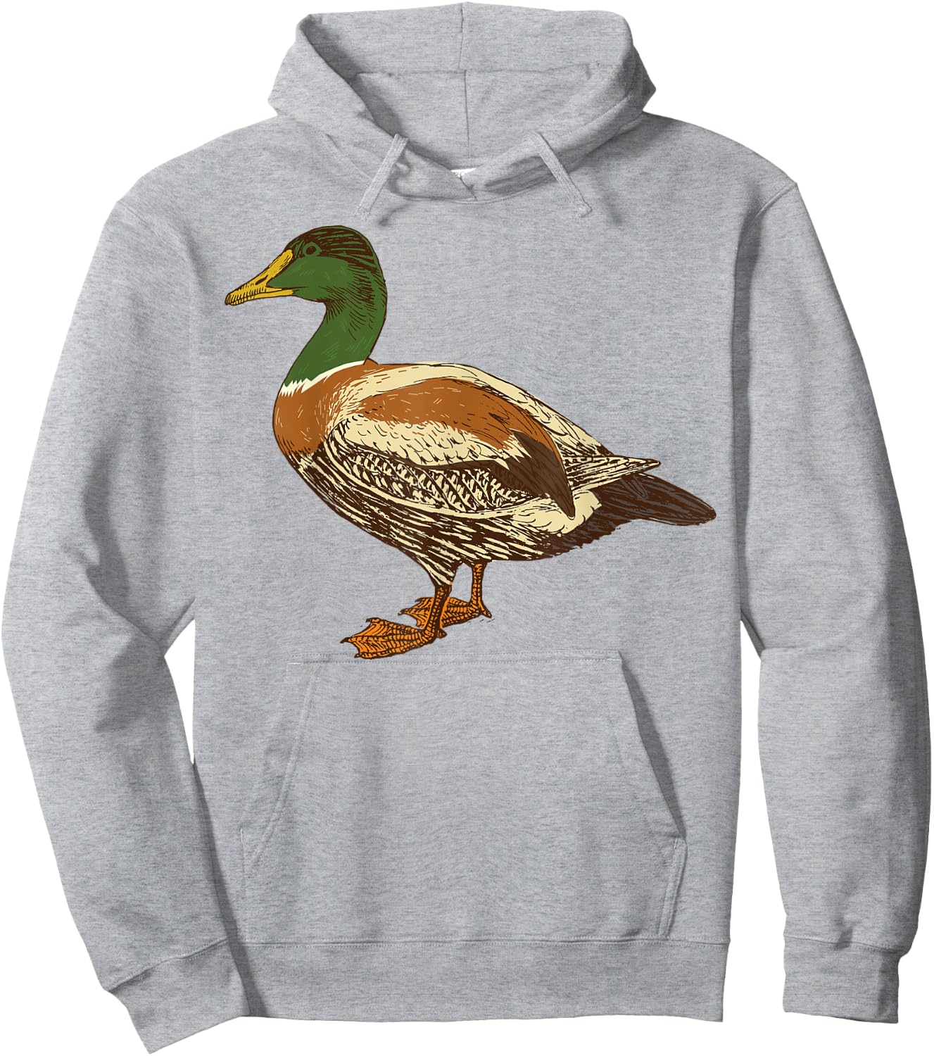 Mallard Duck Shirt | Cute I Love Waterfowls Gift Hoodie - Hoodie | Ash