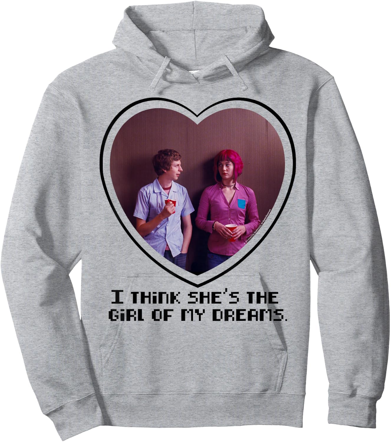 Scott Pilgrim Vs. The World Ramona Flowers Dream Girl Hoodie - Hoodie | Ash
