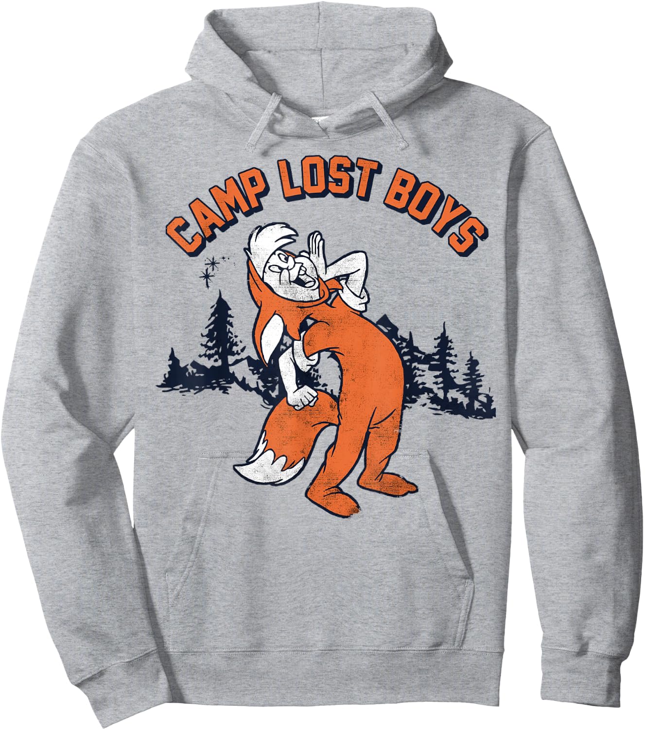 Disney Peter Pan Fox Slightly Camp Lost Boys Graphic Hoodie - Hoodie | Ash