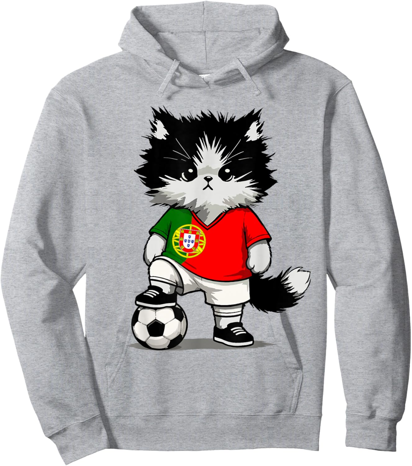 Portuguese Flag Men Women Kids Portugal Hoodie - Hoodie | Ash