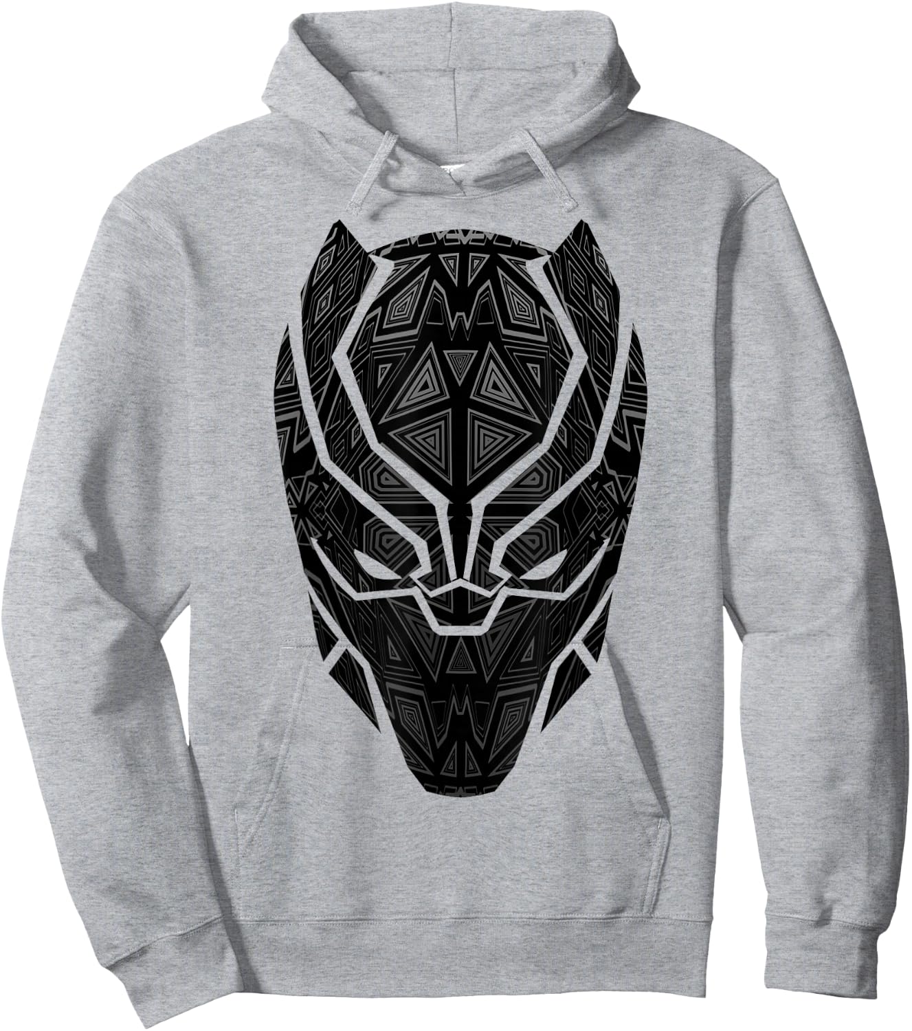 Marvel Black Panther Geometric Prism Mask Hoodie - Hoodie | Ash