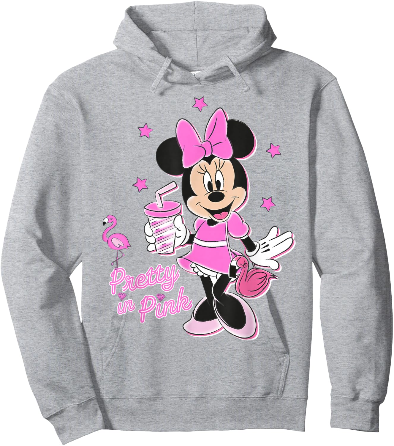 Disney Minnie Mouse Pretty in Pink Hoodie - Hoodie | Ash