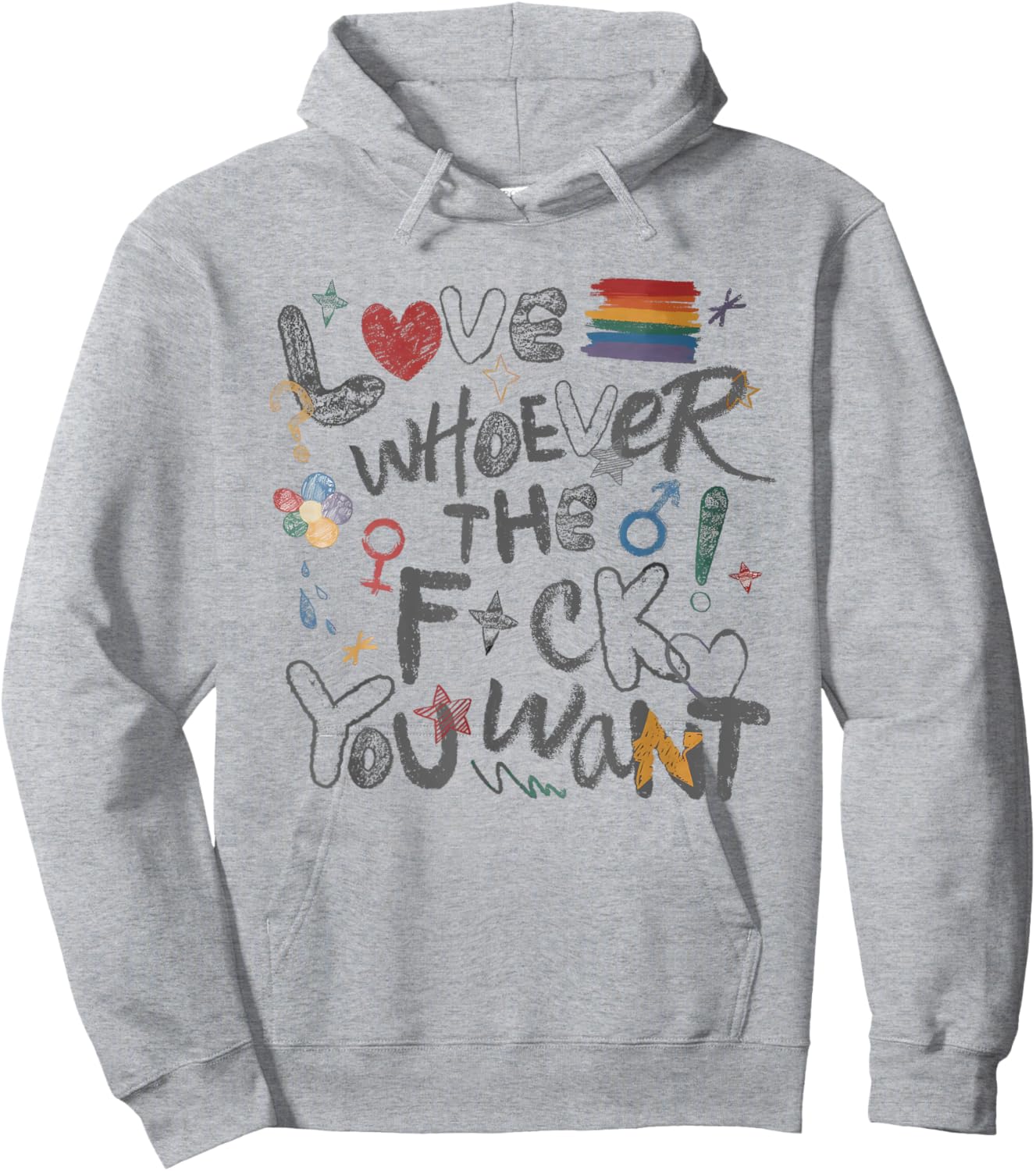 Lgbtq Love Whoever You Want Pride Month Lgbt Support Ally Hoodie - Hoodie | Ash
