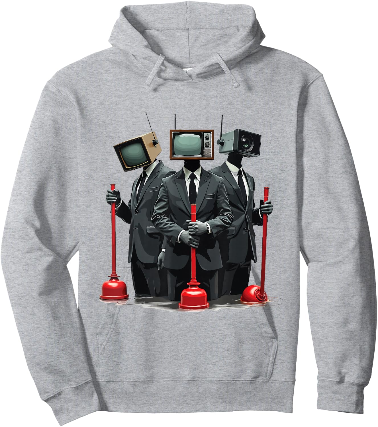 Skibidi toilet , Birthday Boy Present for Kids, Adults Hoodie - Hoodie | Ash