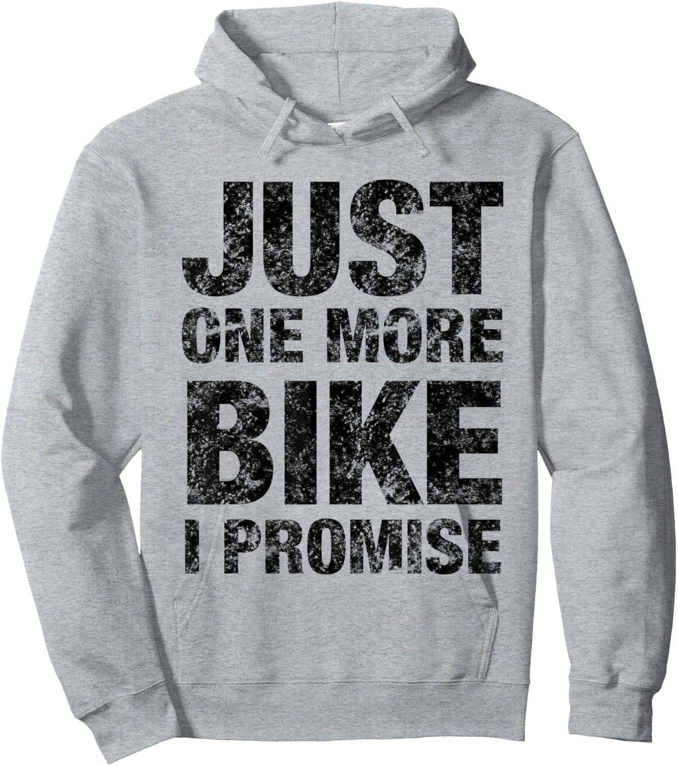 Just One More Bike I PROMISE - Funny Bicycle Hoodie - Hoodie | Ash