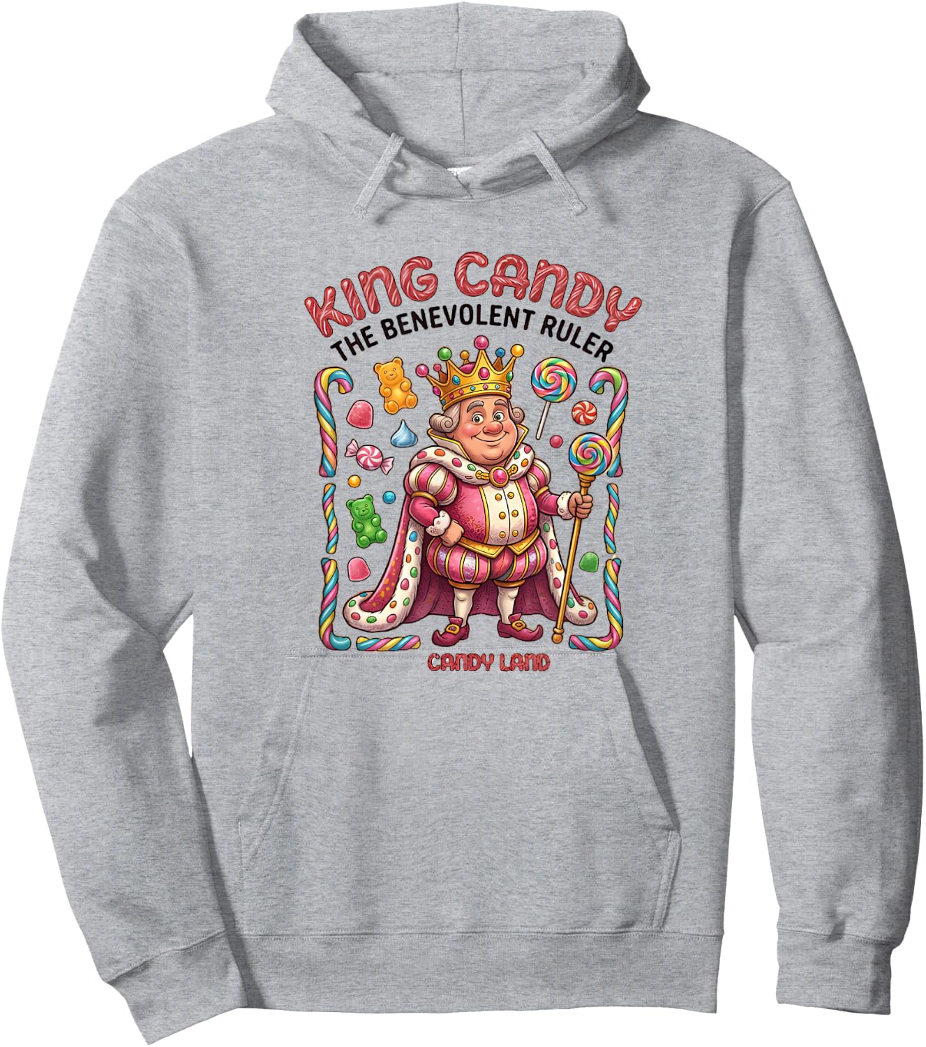 King Candy Hoodie - Hoodie | Ash