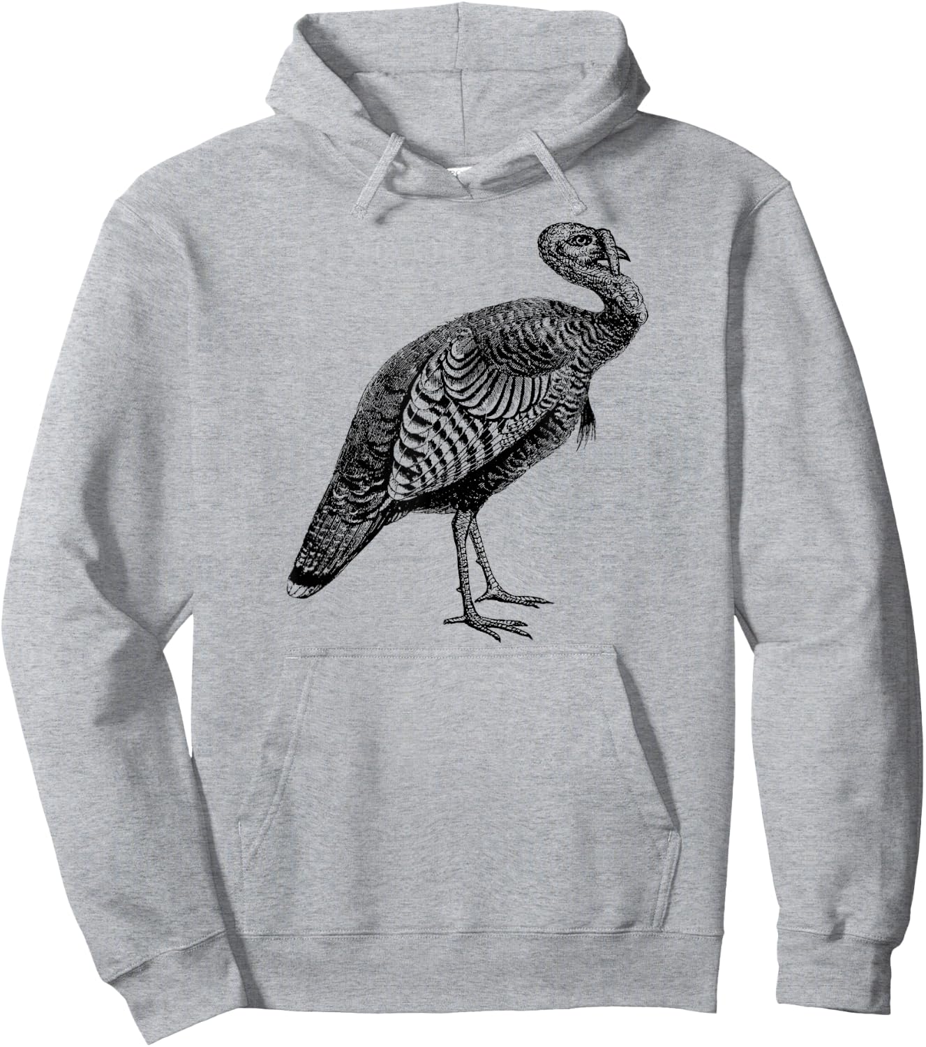 Mintage Wild Turkey Hoodie - Hoodie | Ash