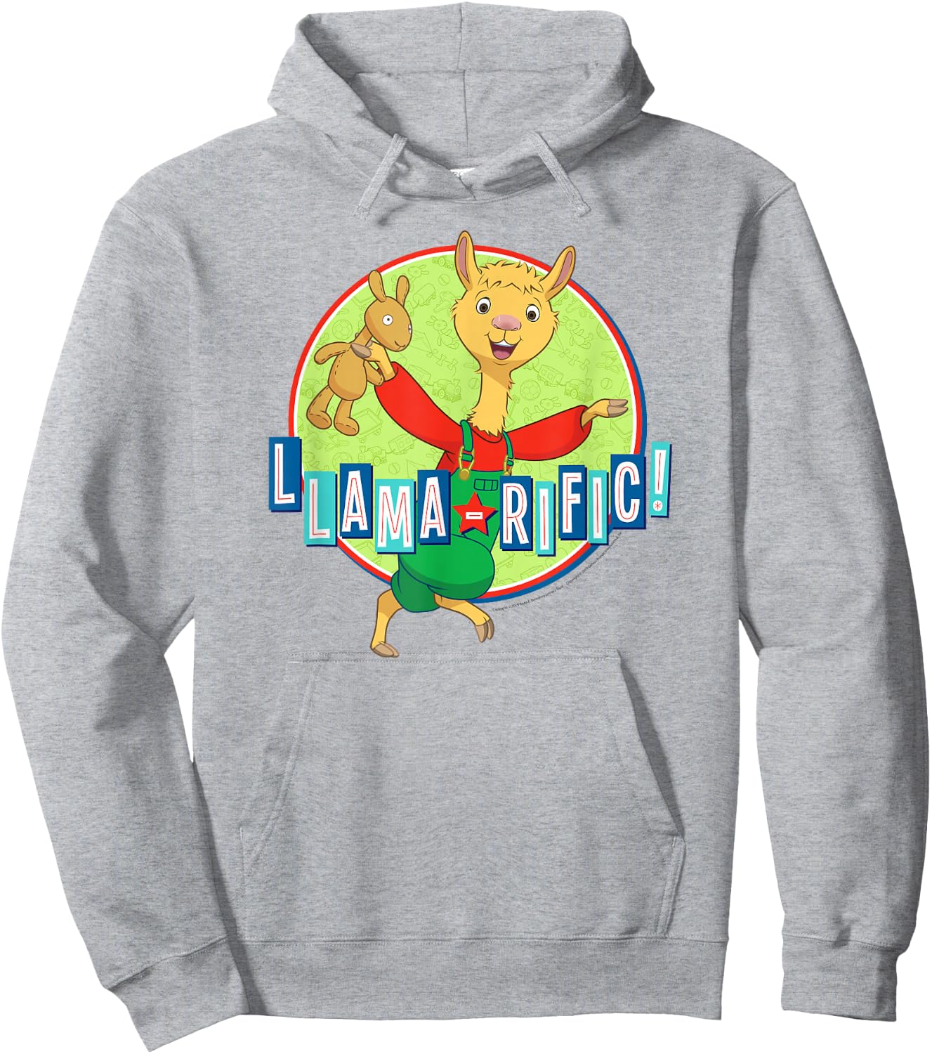 Llama Llama Netflix Red Pajama Llama-rific Shirt Hoodie - Hoodie | Ash