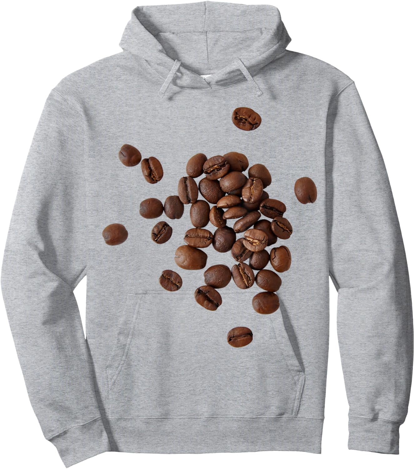 Coffee Beans Whole Bean Coffee Cafe Spilled Halloween Hoodie - Hoodie | Ash