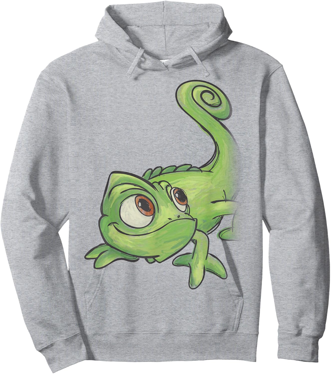 Disney Tangled Pascal Sketch Hoodie - Hoodie | Ash