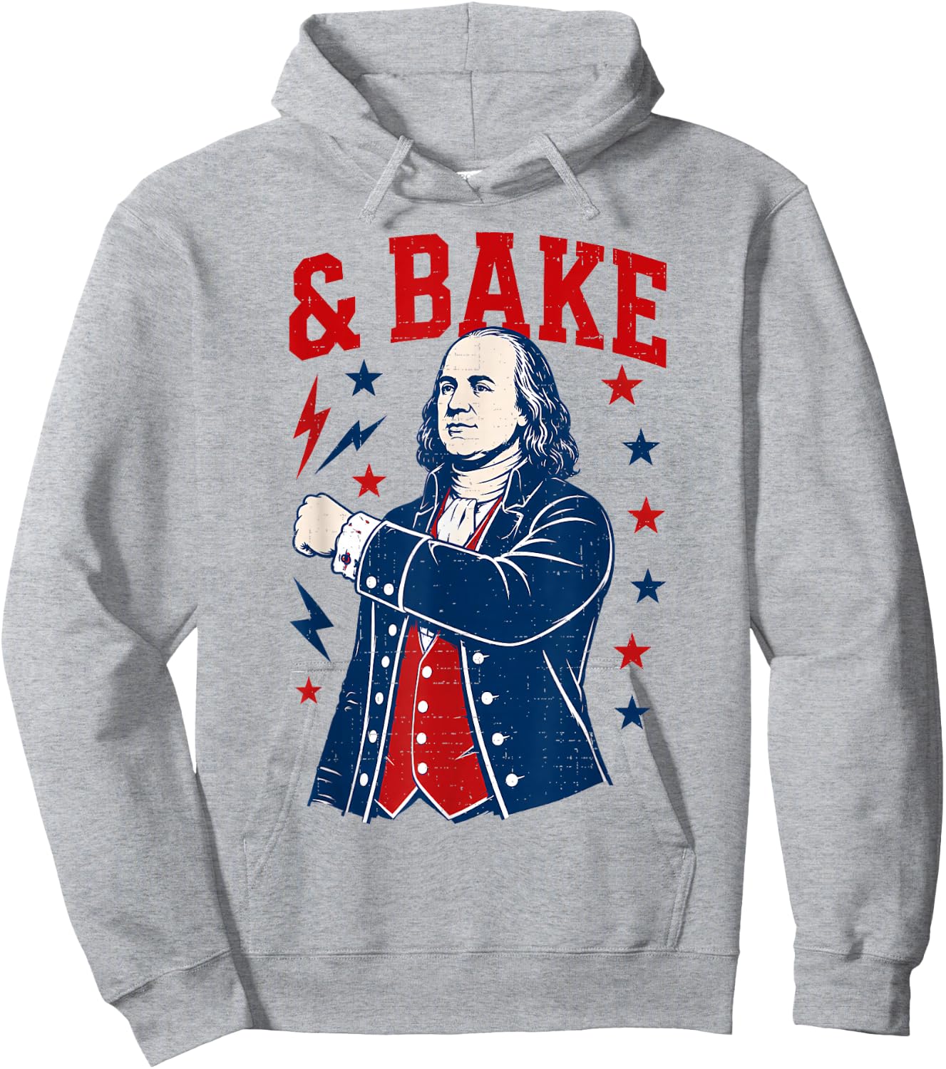 Funny Shake and Bake 4th of July Couple Matching Hoodie - Hoodie | Ash