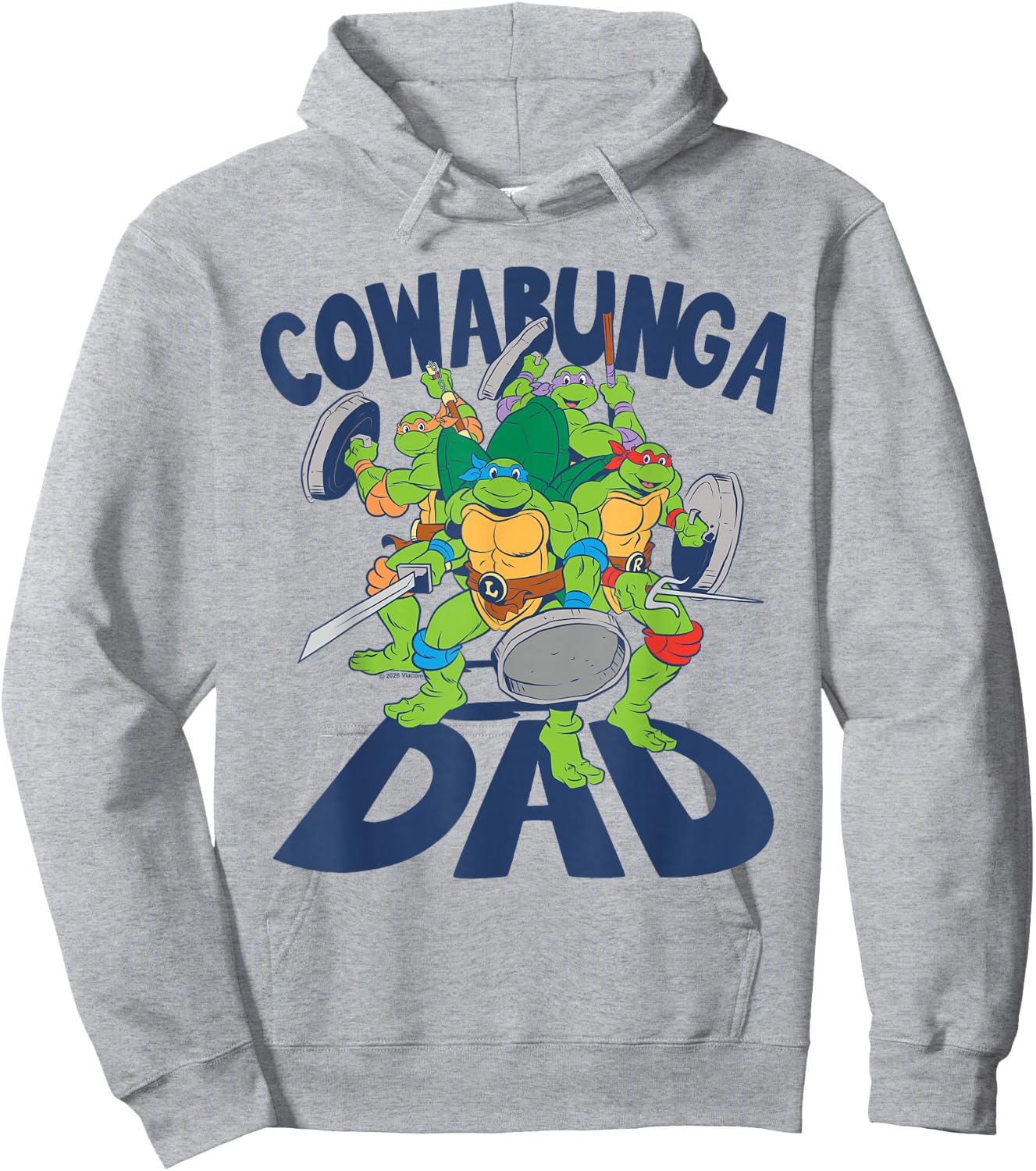 Teenage Mutant Ninja Turtles Father's Day Cowabunga Dad Hoodie - Hoodie | Ash