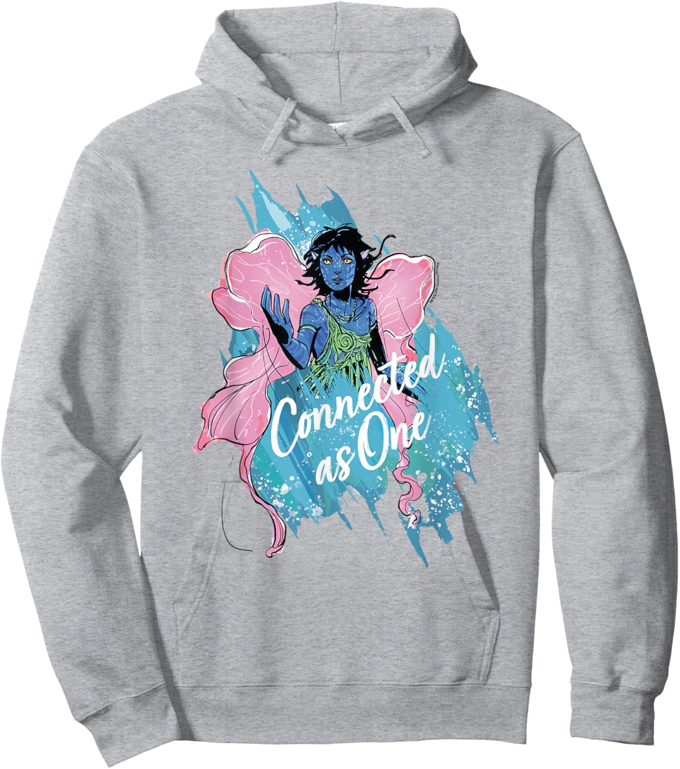 Avatar: The Way Of Water Kiri Connected As One Colorful Logo Hoodie - Hoodie | Ash