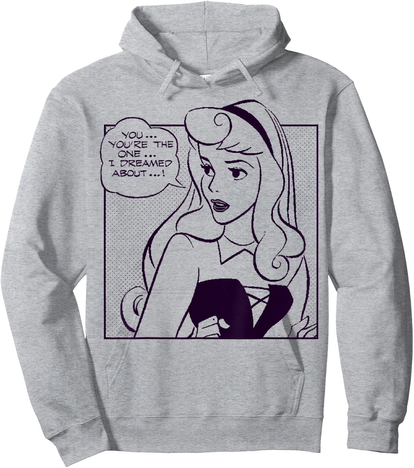 Disney Sleeping Beauty You're The One I Dreamed About Comic Small Hoodie - Hoodie | Ash