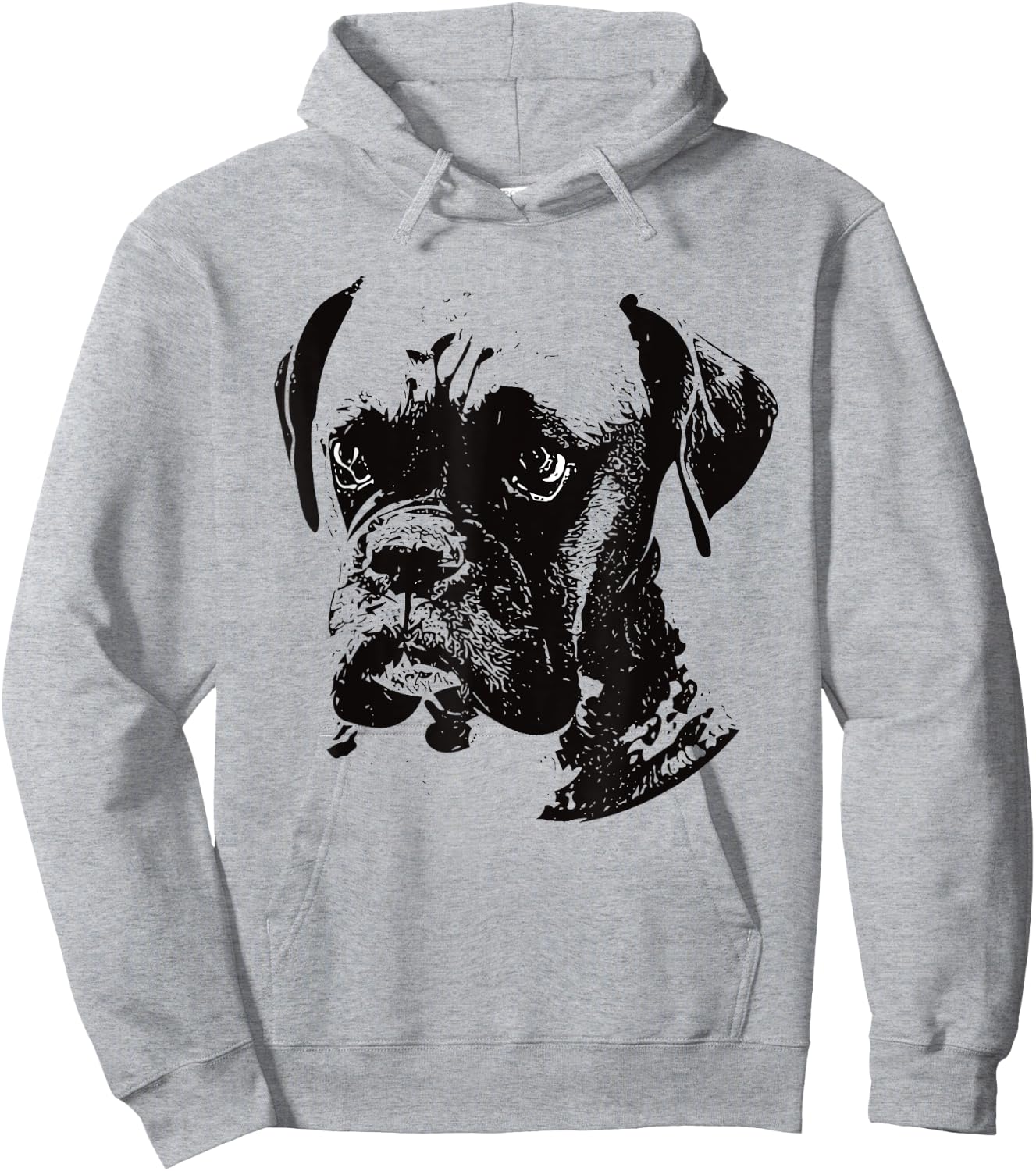 Boxer Dog Men Women Girls Kids Hoodie - Hoodie | Ash