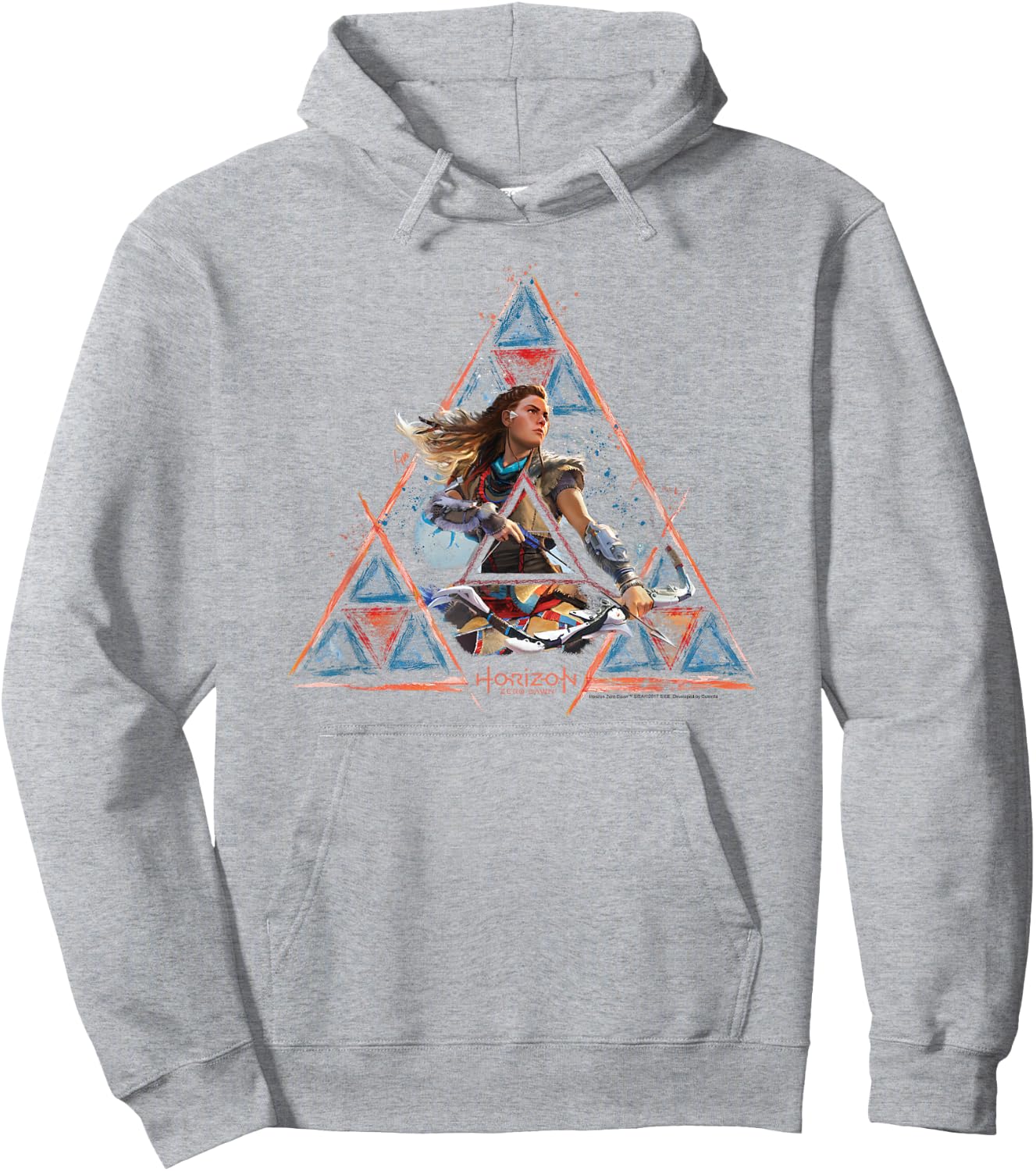 Horizon Zero Dawn Aloy Triangle Hoodie - Hoodie | Ash