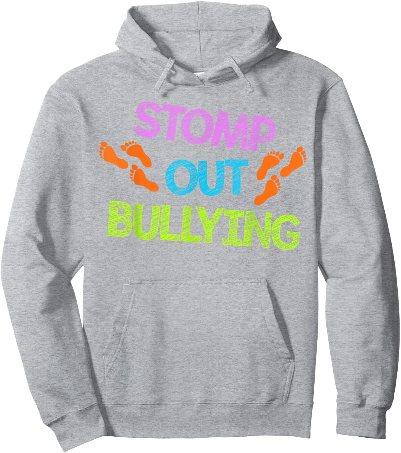 Stomp Out Bullying Anti Bully Equality Novelty Hoodie - Hoodie | Ash