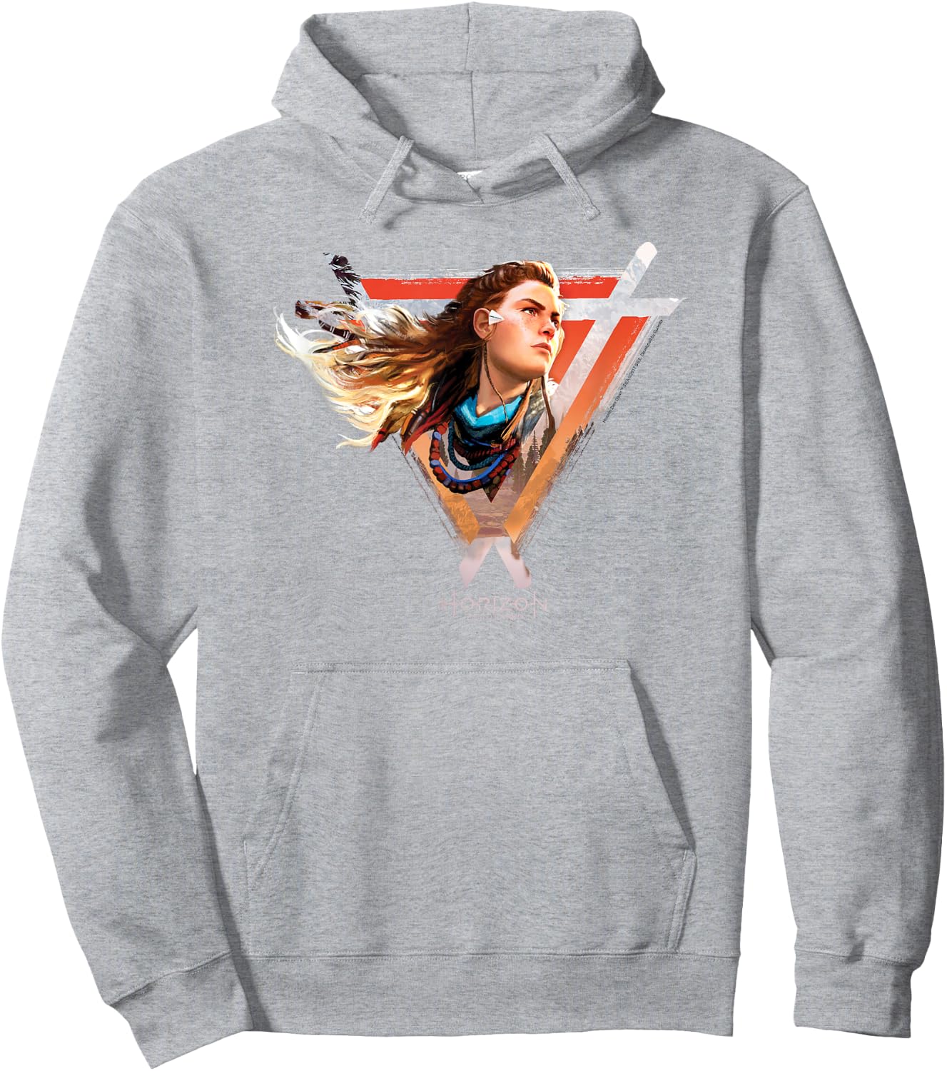 Horizon Zero Dawn Aloy Hair Hoodie - Hoodie | Ash