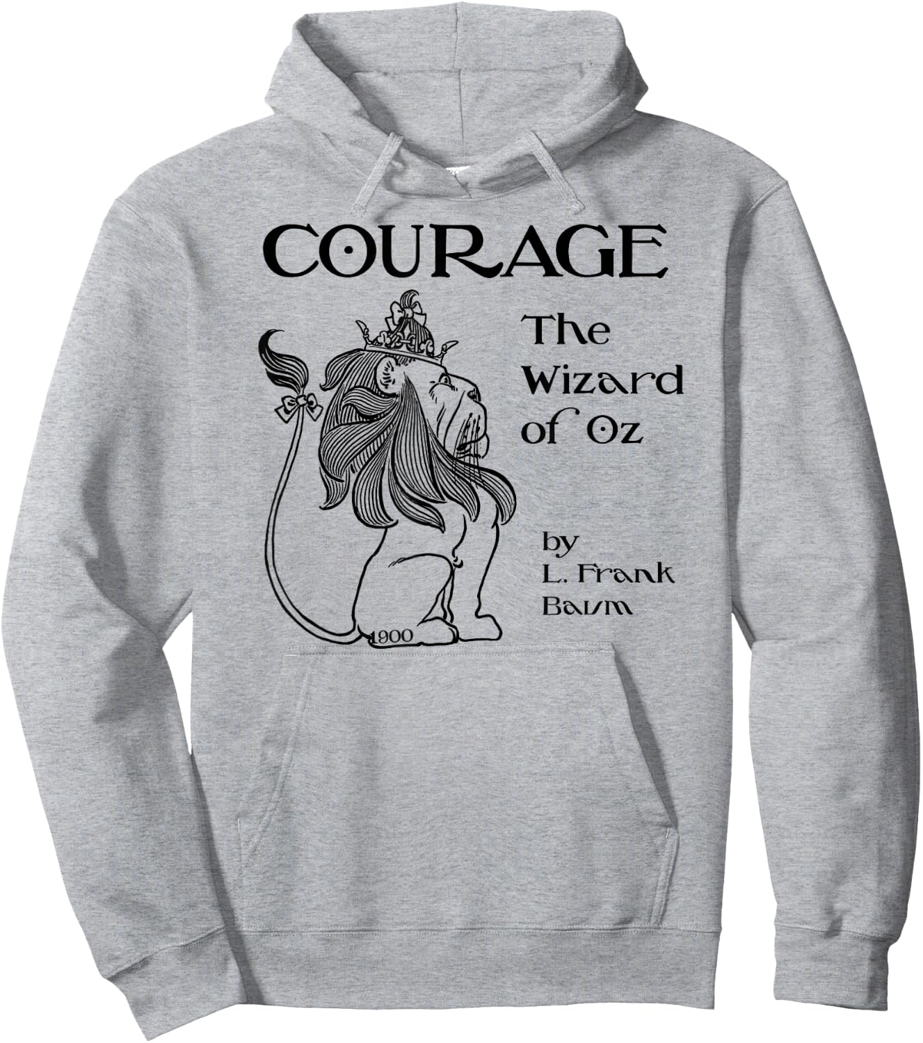 Oz Lion Courage Halloween Wizard of OZ Cowardly Lion Shirt Hoodie - Hoodie | Ash