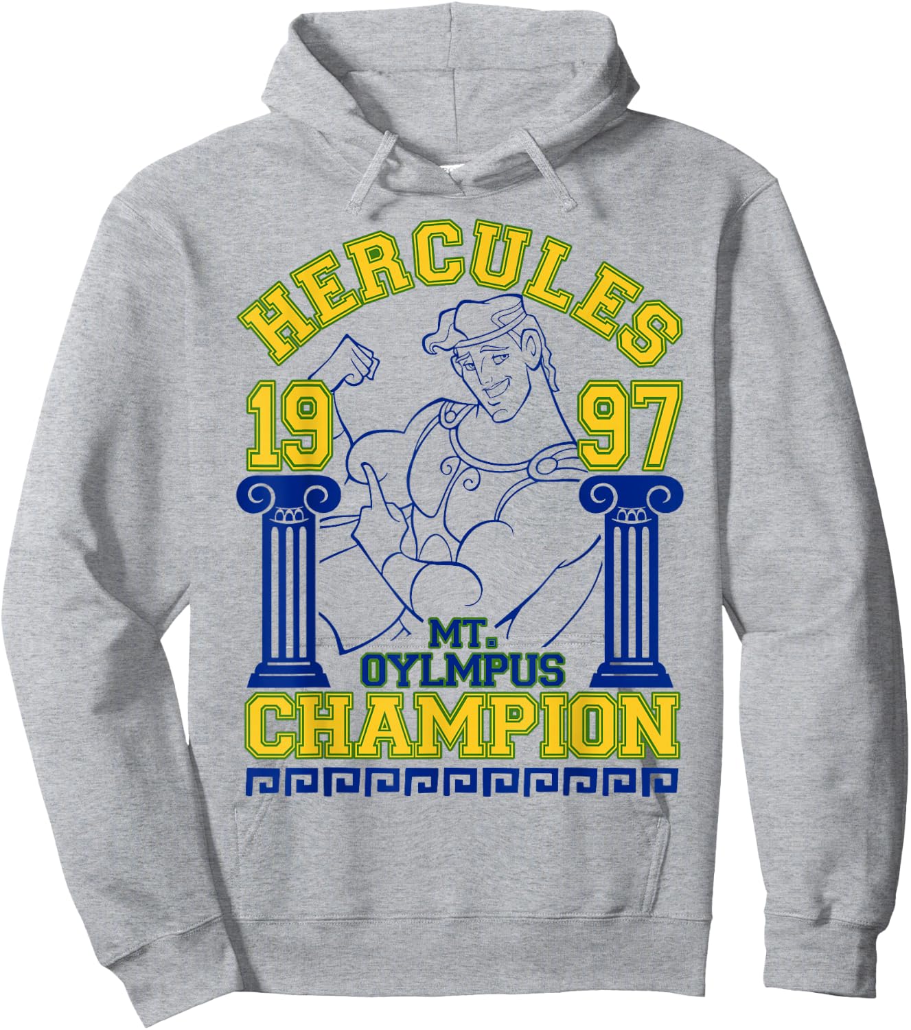 Disney Hercules 1997 Champion Graphic Hoodie - Hoodie | Ash