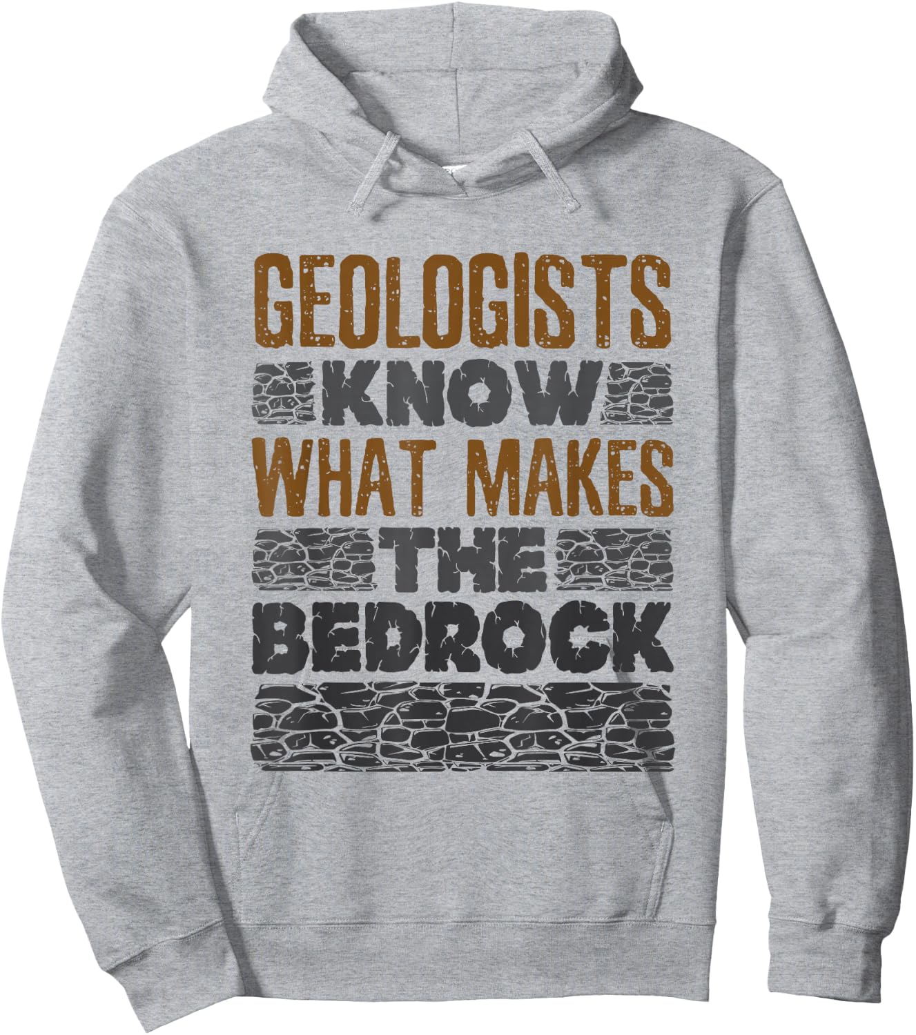 Geology Pun Geologist Bedrock Hoodie - Hoodie | Ash