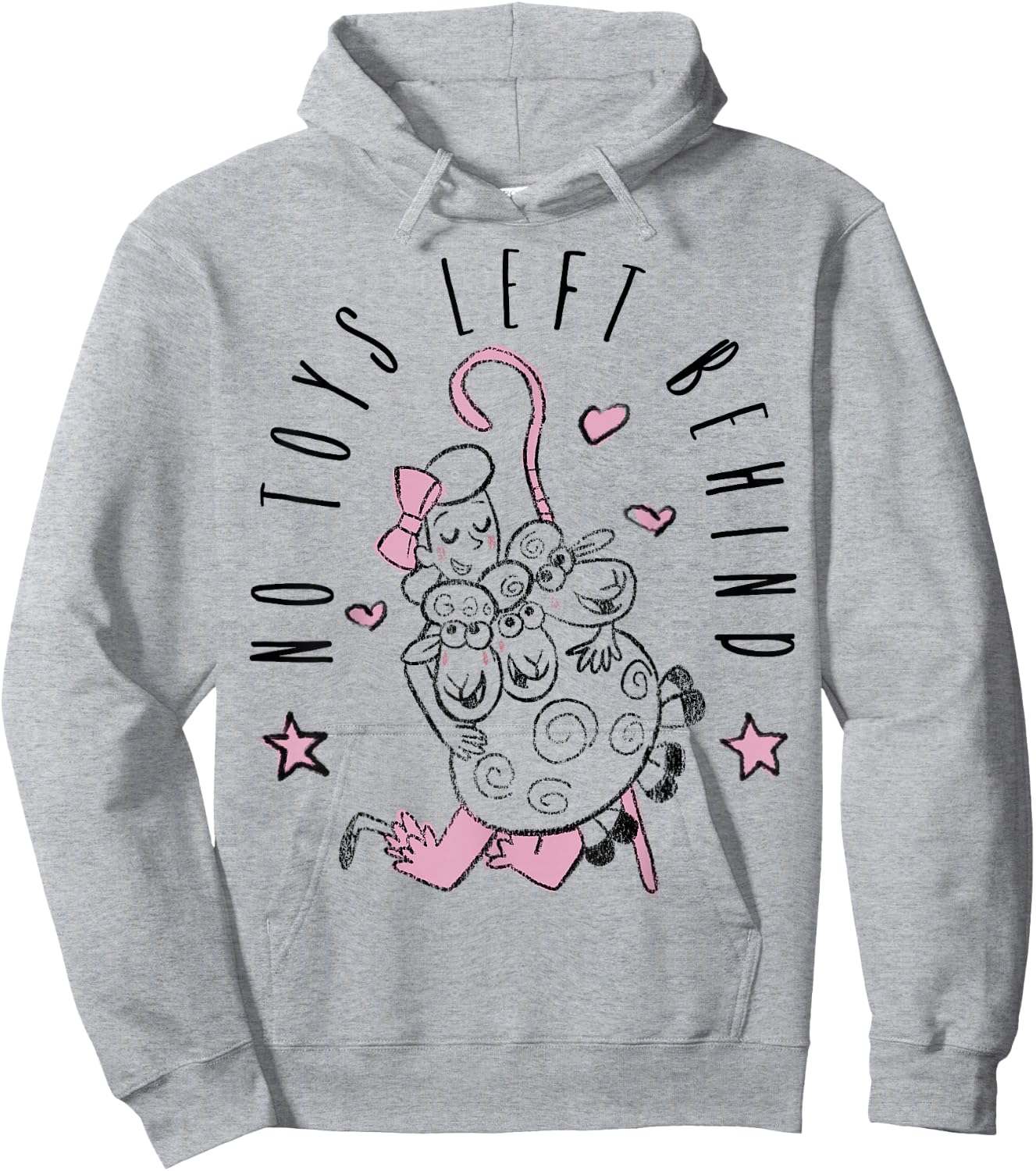 Disney Pixar Toy Story 4 Bo-Peep No Toys Left Behind Hoodie - Hoodie | Ash
