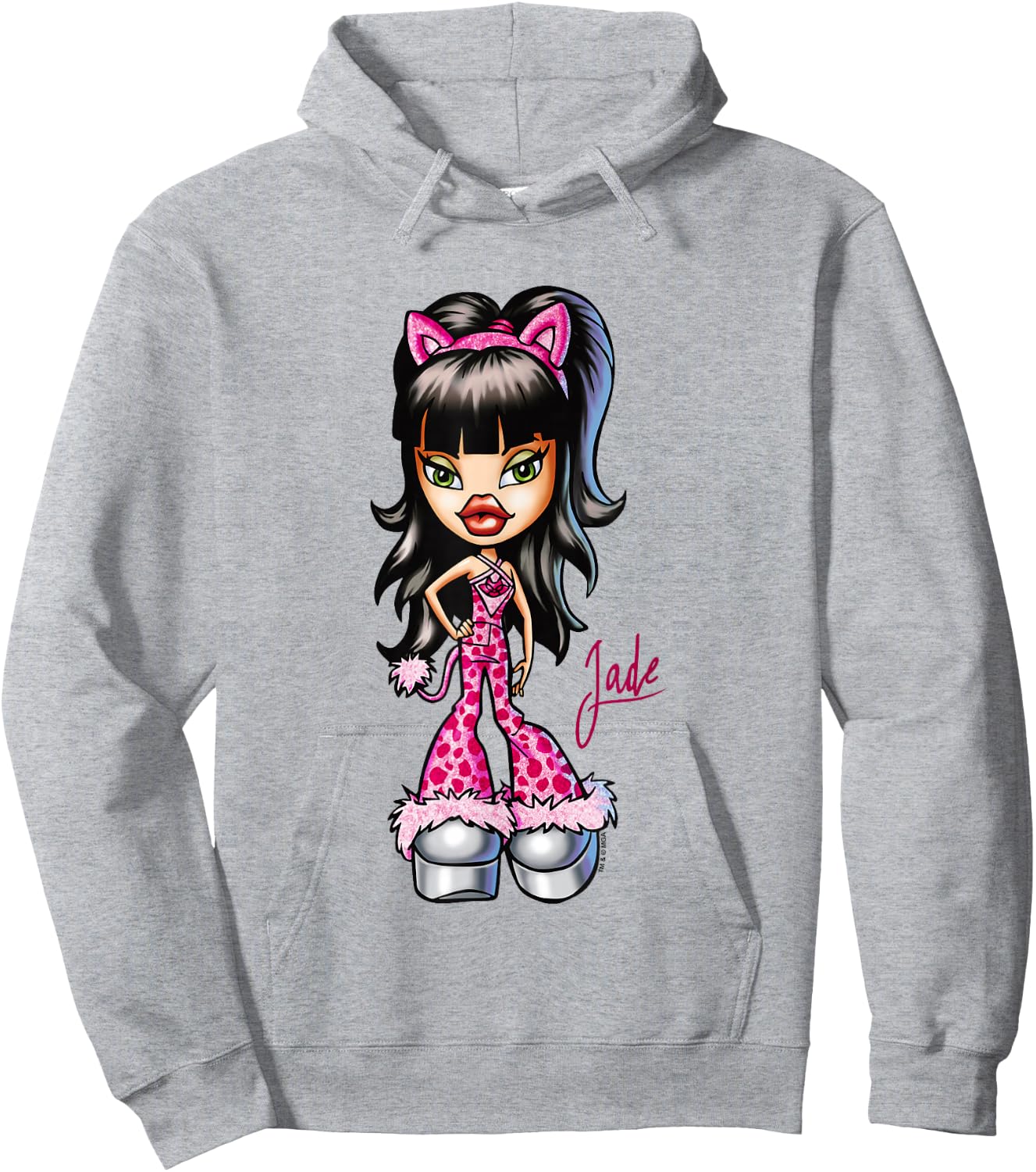 Bratz Halloween Jade Cat Costume Retro Hoodie - Hoodie | Ash
