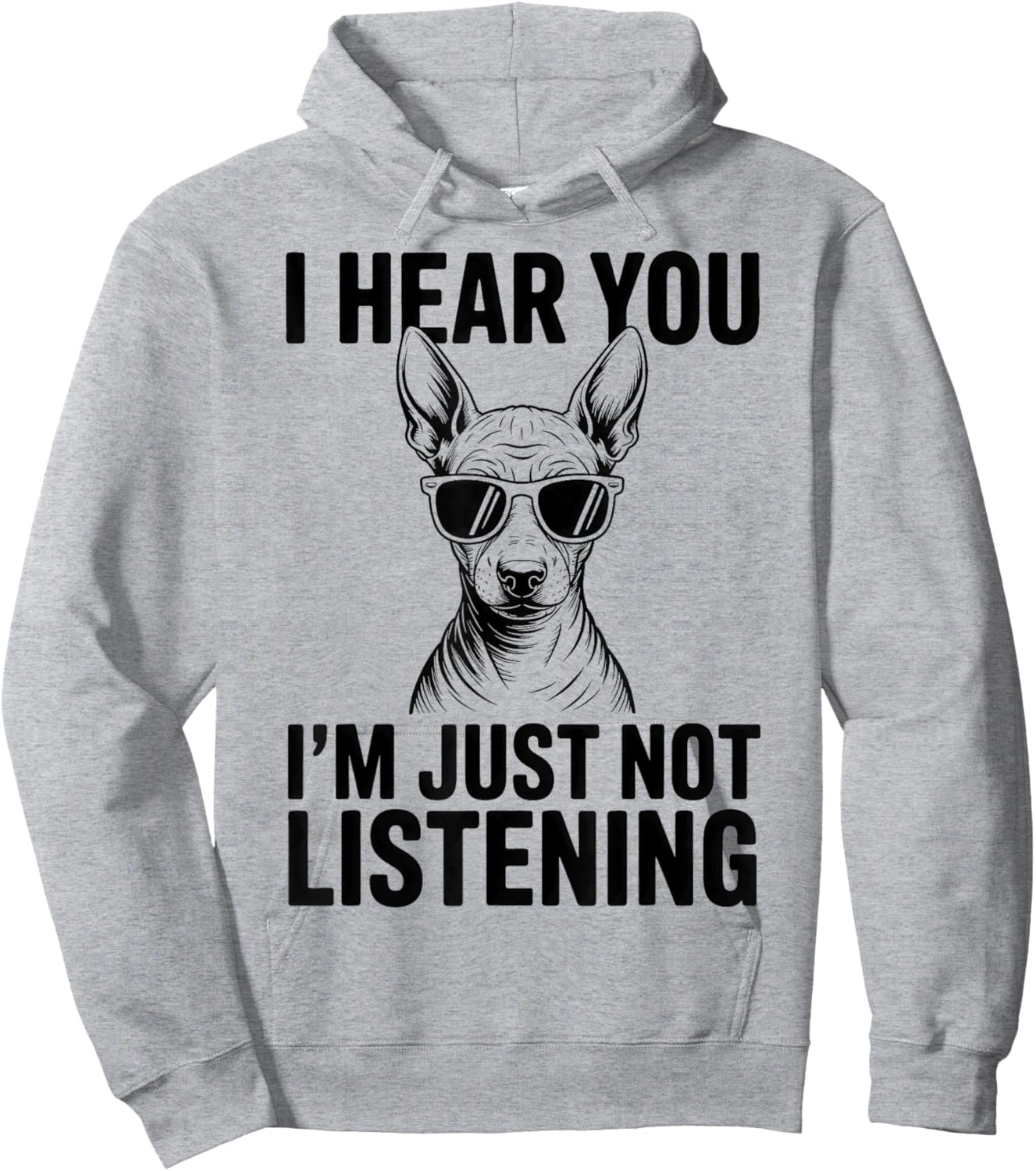 American Hairless Funny Terrier American Hairless Terrier Hoodie - Hoodie | Ash