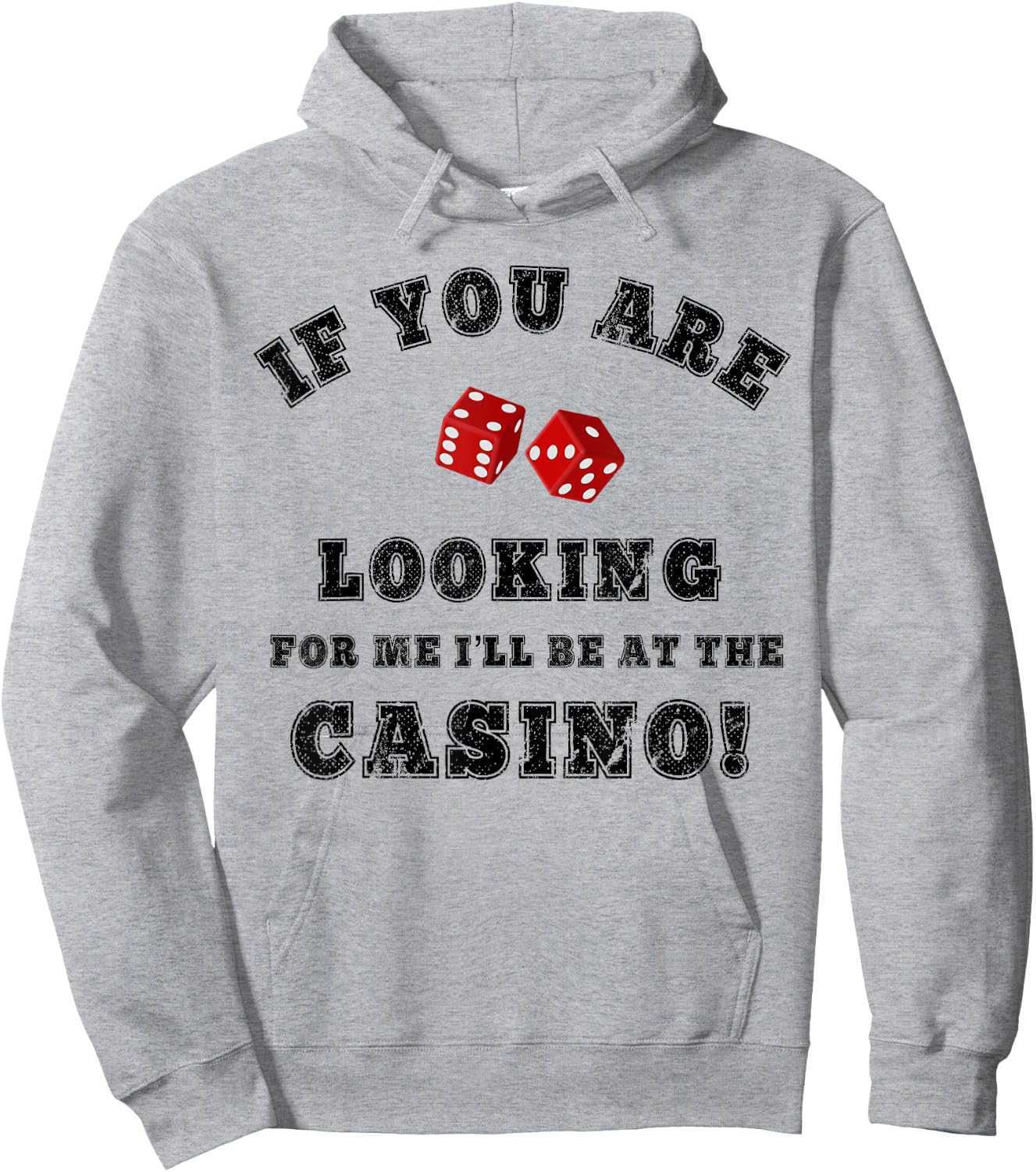 Casino Shirt Funny Cruise Ship Accessories Boat Hoodie - Hoodie | Ash