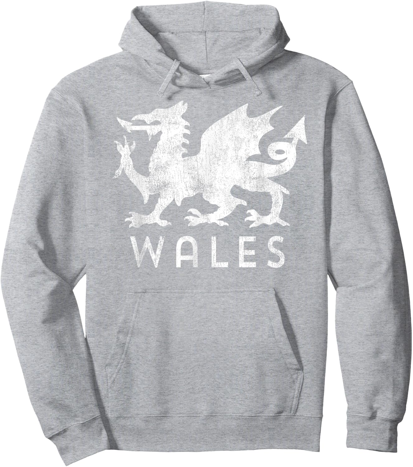 Rugby Welsh Red Dragon Flag of Wales Hoodie - Hoodie | Ash