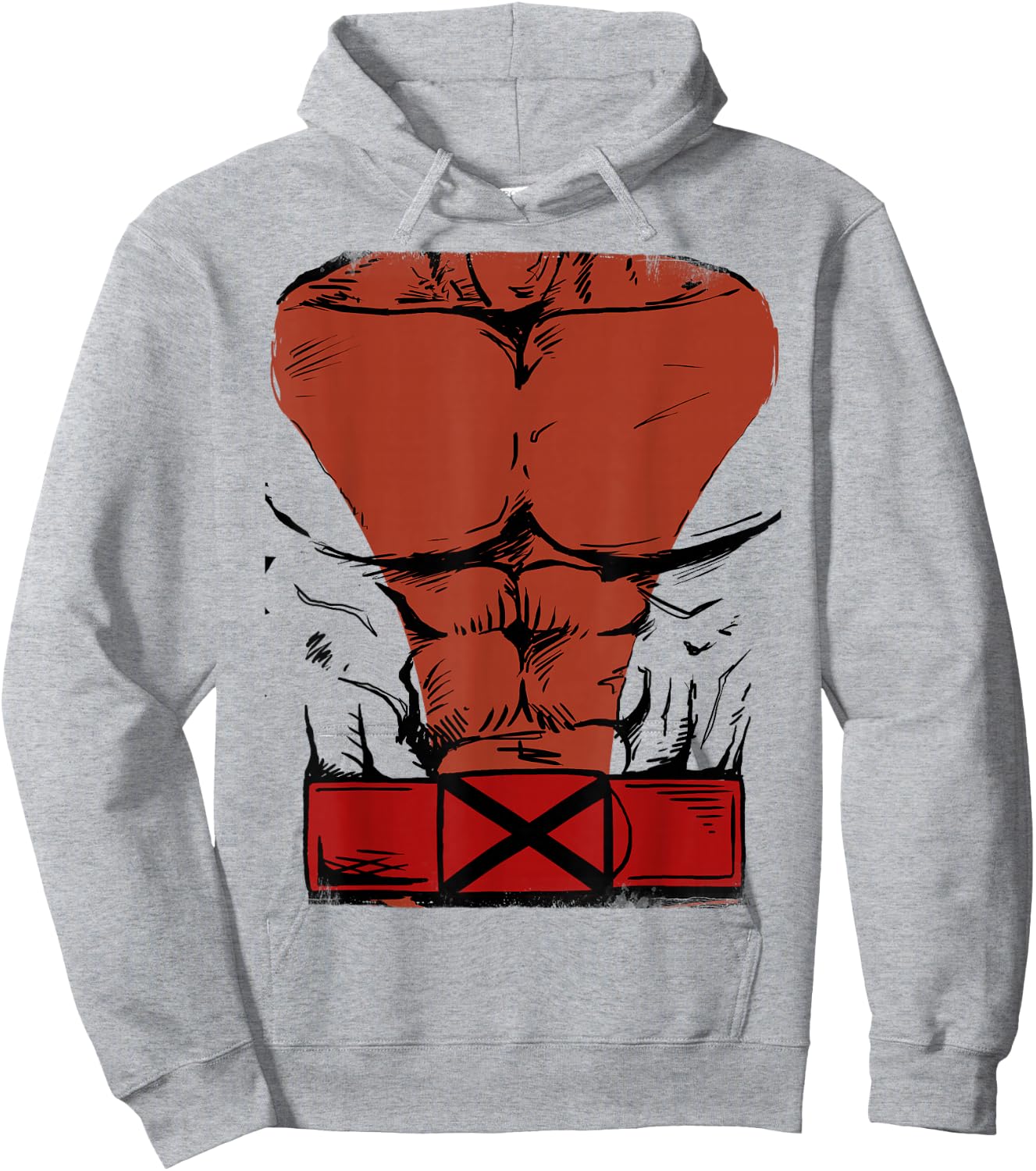 Marvel X-Men Wolverine Retro Orange Costume Halloween Hoodie - Hoodie | Ash