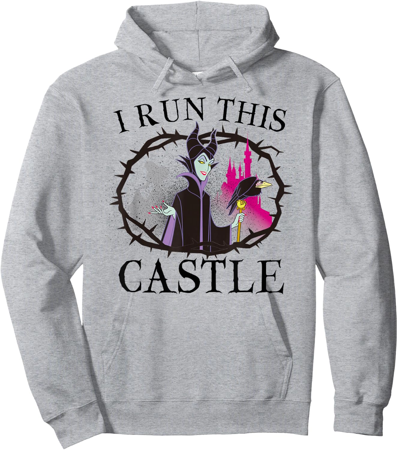 Disney Sleeping Beauty Maleficent Runs This Castle Hoodie - Hoodie | Ash