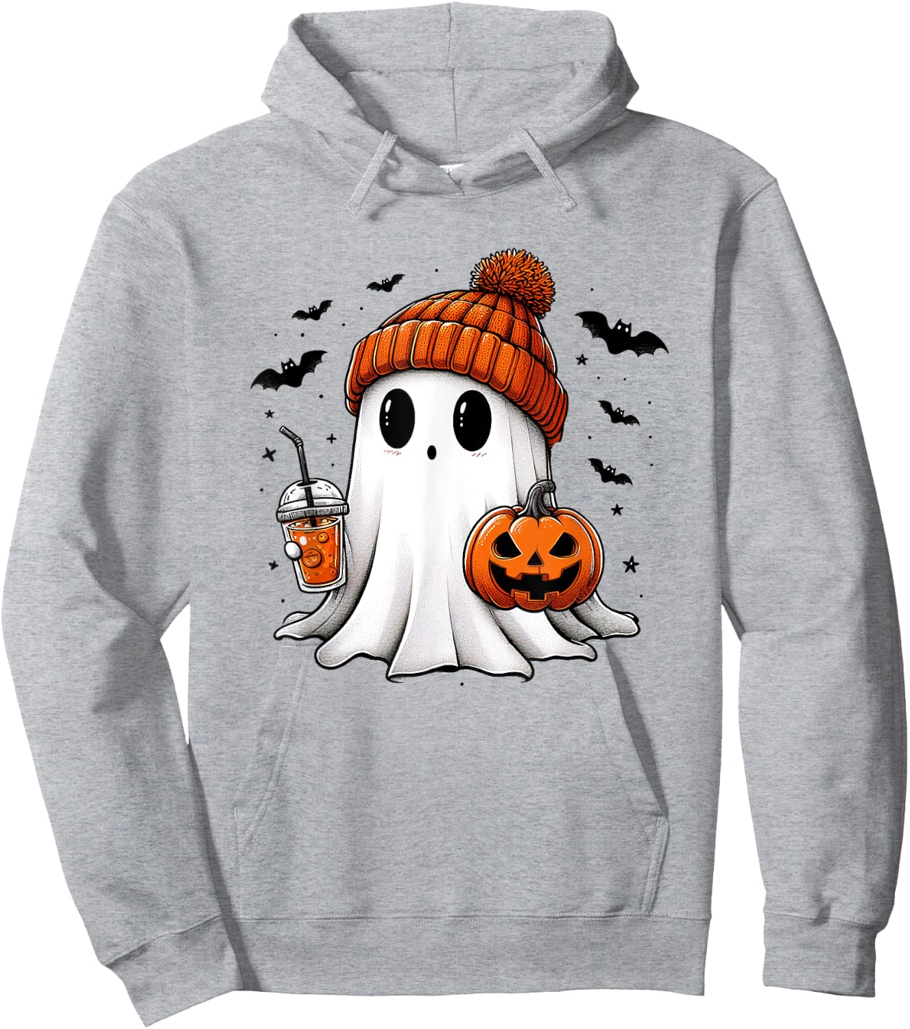 Halloween Shirt Halloween Women's Shirt, Spooky Season Shirt Hoodie - Hoodie | Ash