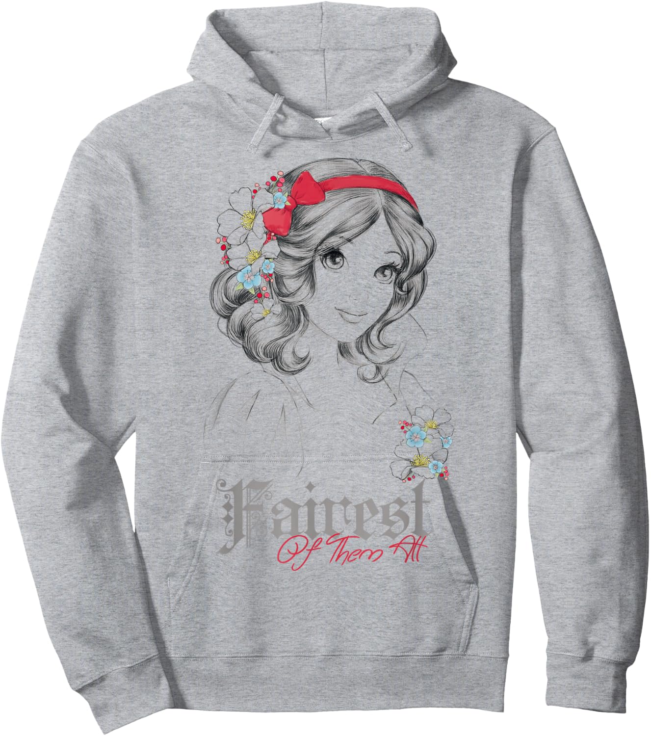 Disney Snow White Fairest Of Them All Modern Princess Sketch Hoodie - Hoodie | Ash