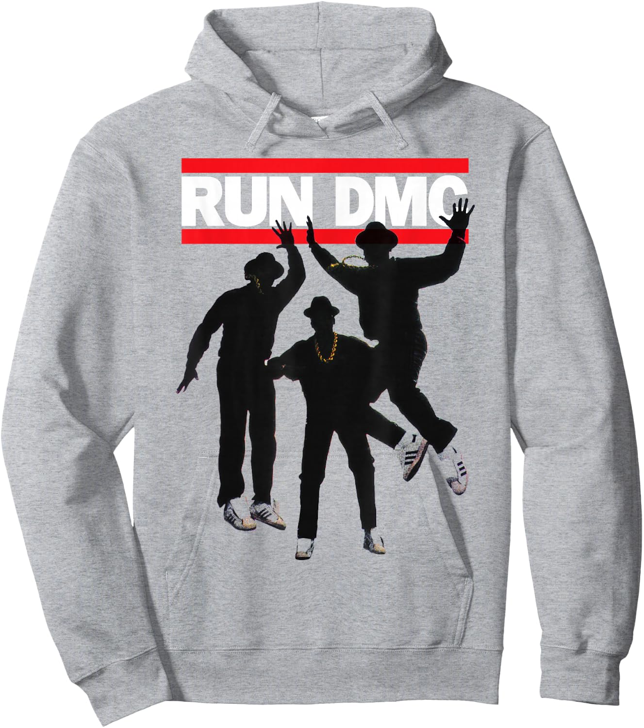 RUN DMC Jump Logo Hoodie - Hoodie | Ash