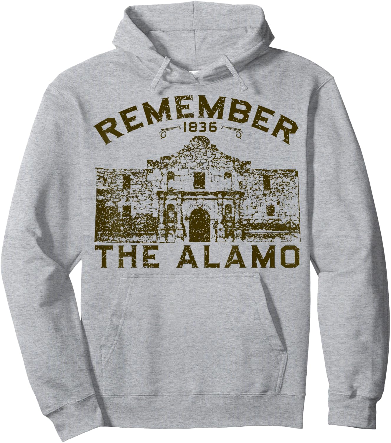 Remember The Alamo Souvenir History San Antonio Texas Hoodie - Hoodie | Ash