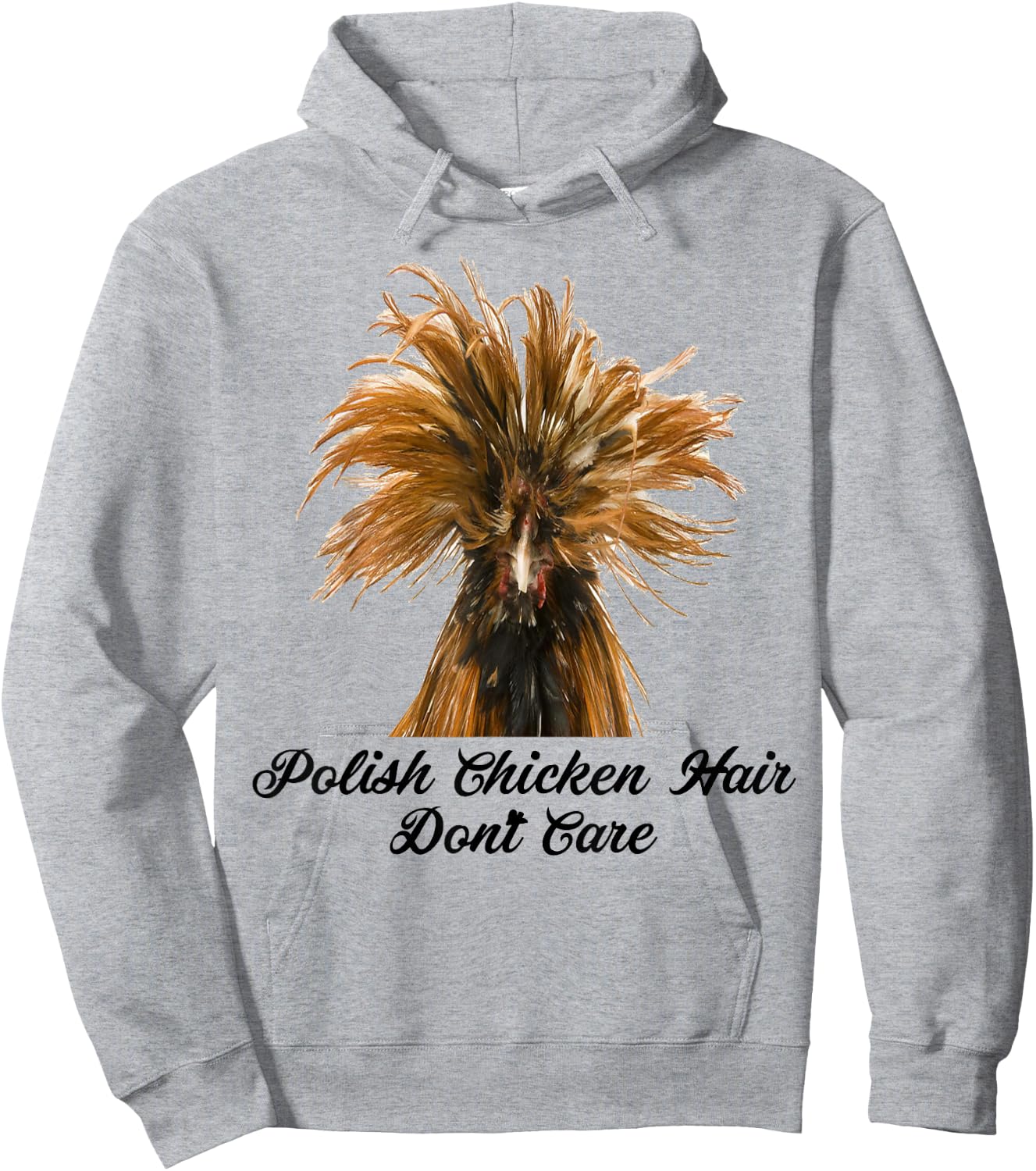 Funny Polish Chicken Shirt - Polish Chicken Hoodie - Hoodie | Ash