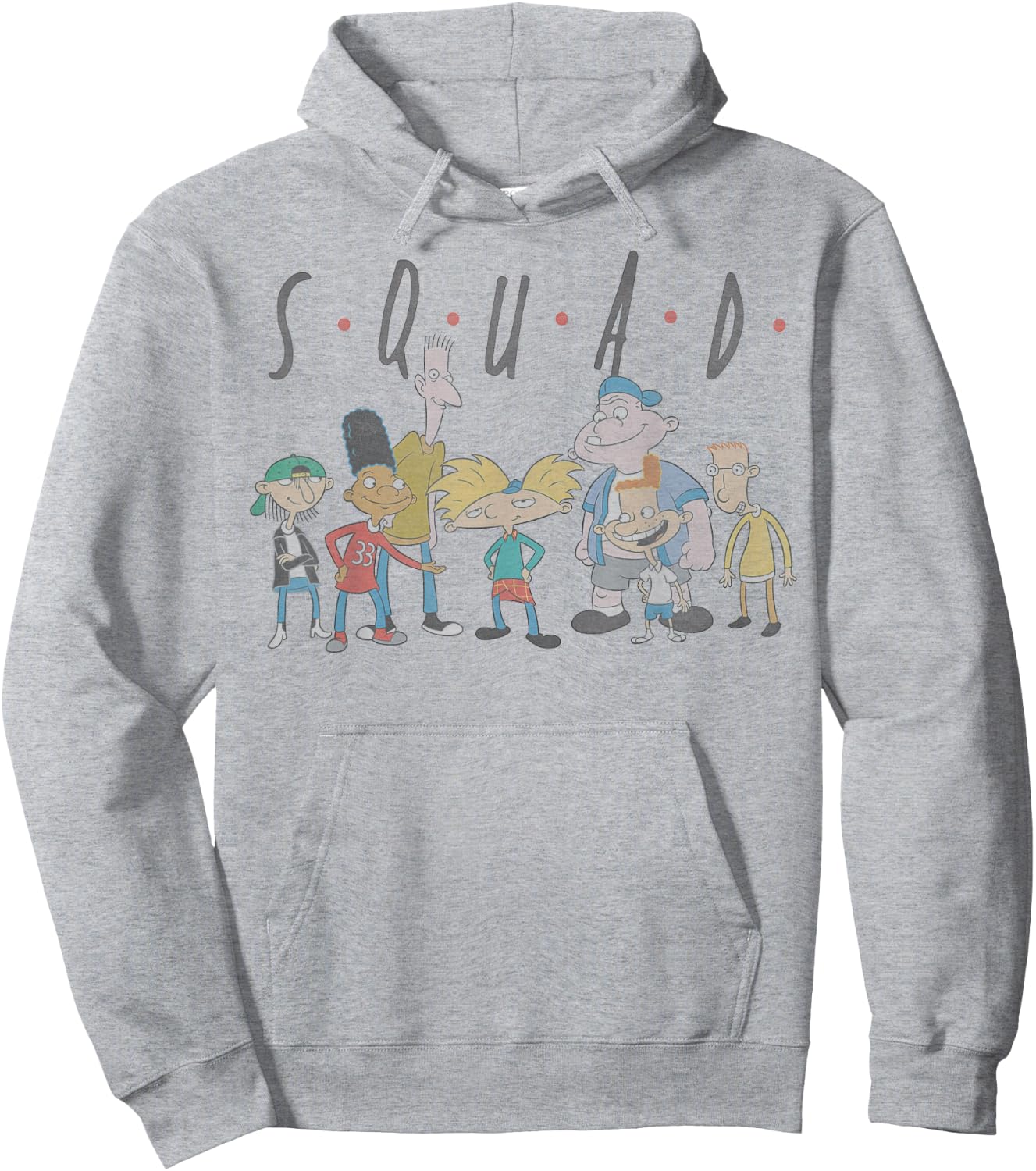 Nickelodeon Hey Arnold SQUAD Team Hoodie - Hoodie | Ash