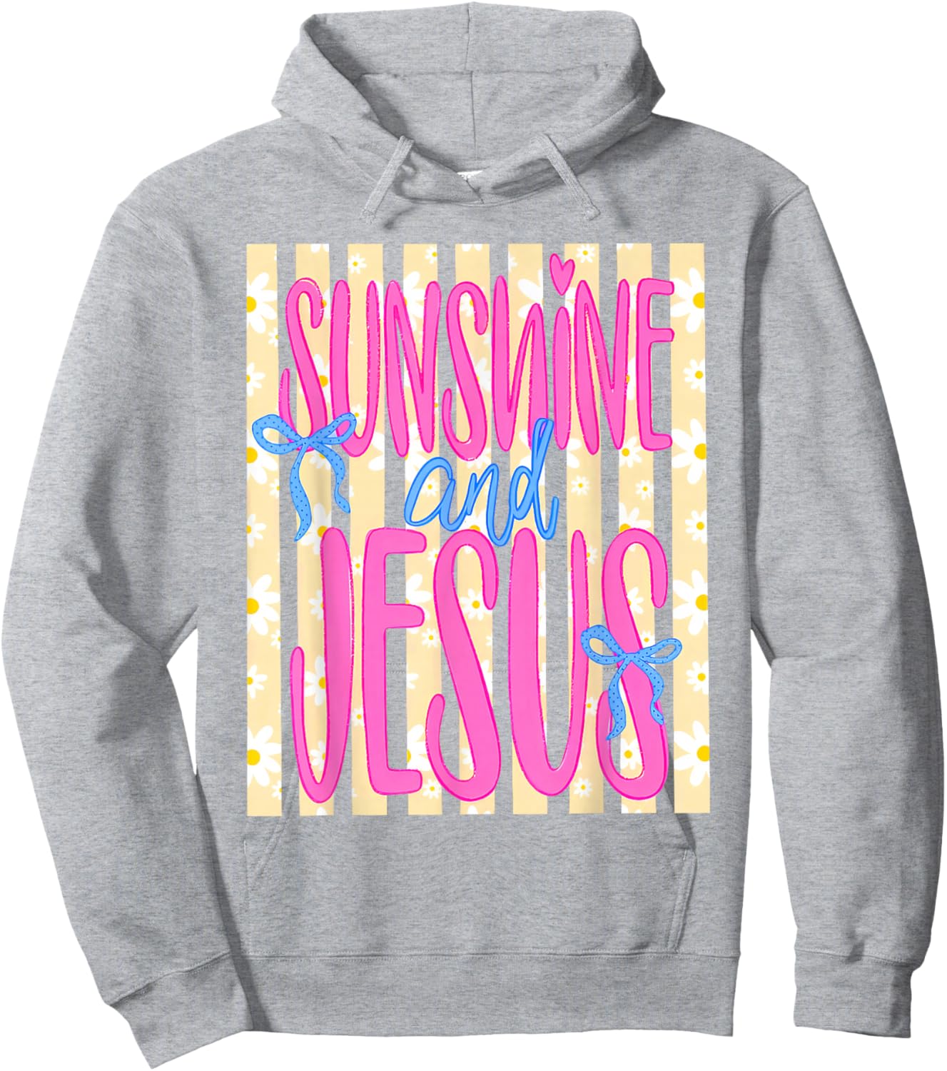 Summer Vacation Sunshine and Jesus Christian Hawaii Beach Hoodie - Hoodie | Ash