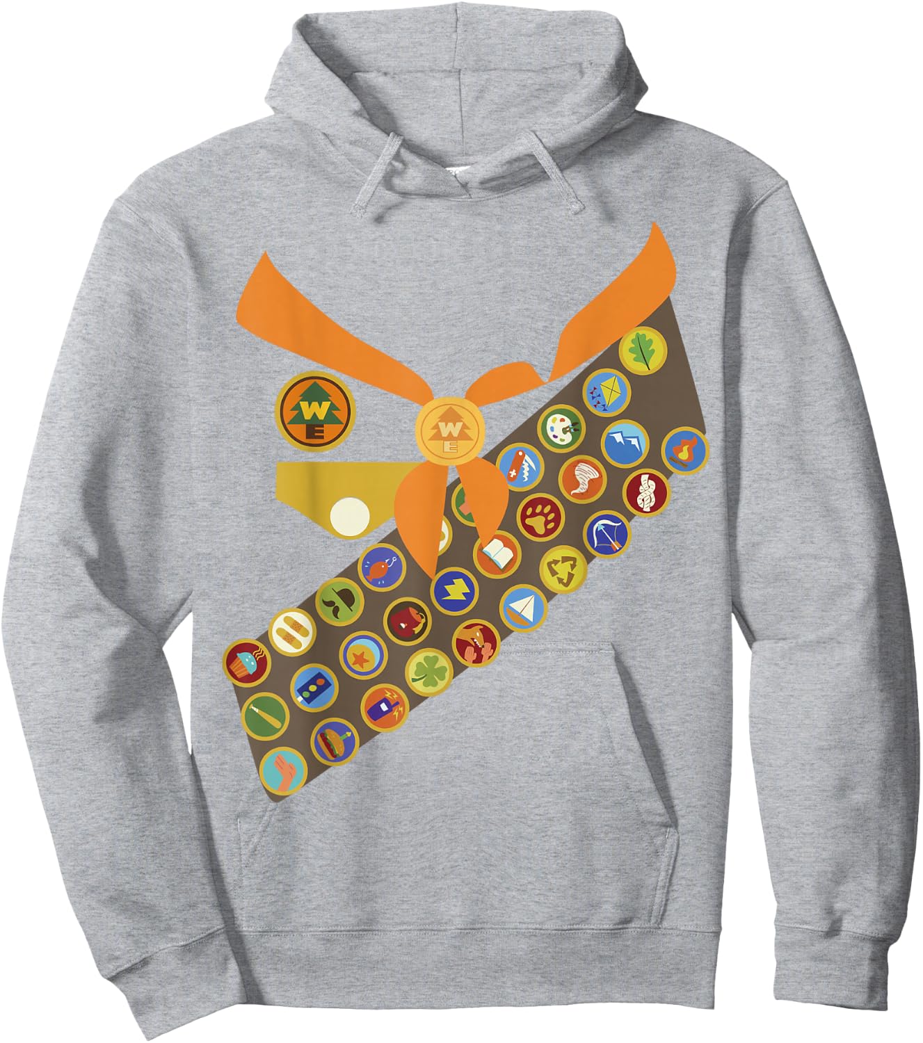 Disney Pixar Up Wilderness Explorer Costume Halloween Hoodie - Hoodie | Ash
