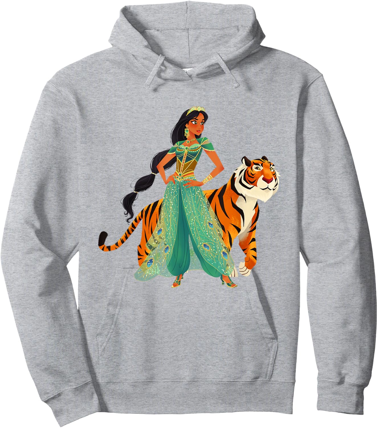 Disney Aladdin Jasmine and Rajah Live Action Hoodie - Hoodie | Ash