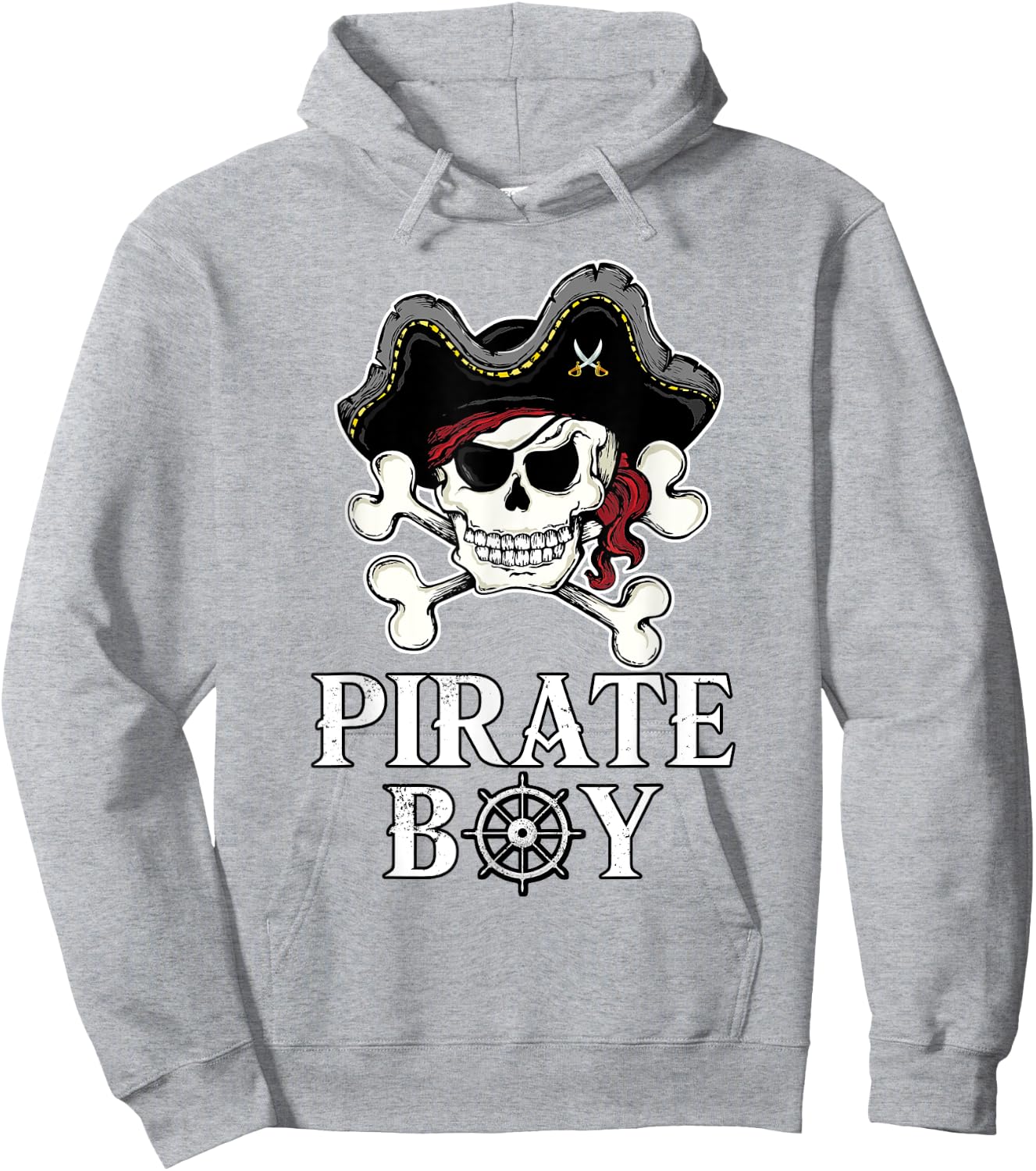 Pirate Boy Pirate Hoodie - Hoodie | Ash