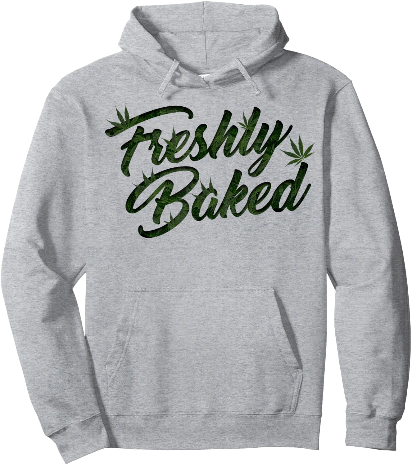 THC Freshly Baked Cannabis Medical Marijuana Hoodie - Hoodie | Ash
