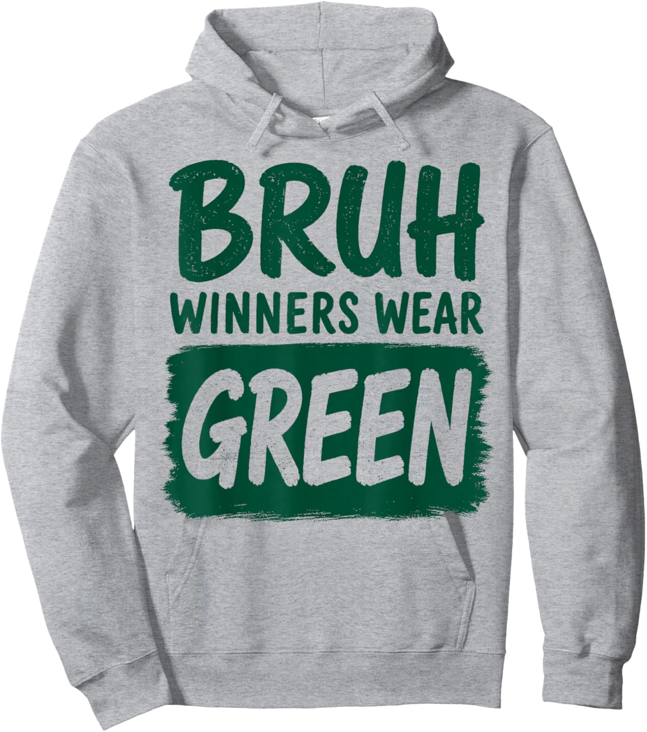 Bruh Winners Wear Green Funny Teacher Kids Field Day Games Hoodie - Hoodie | Ash