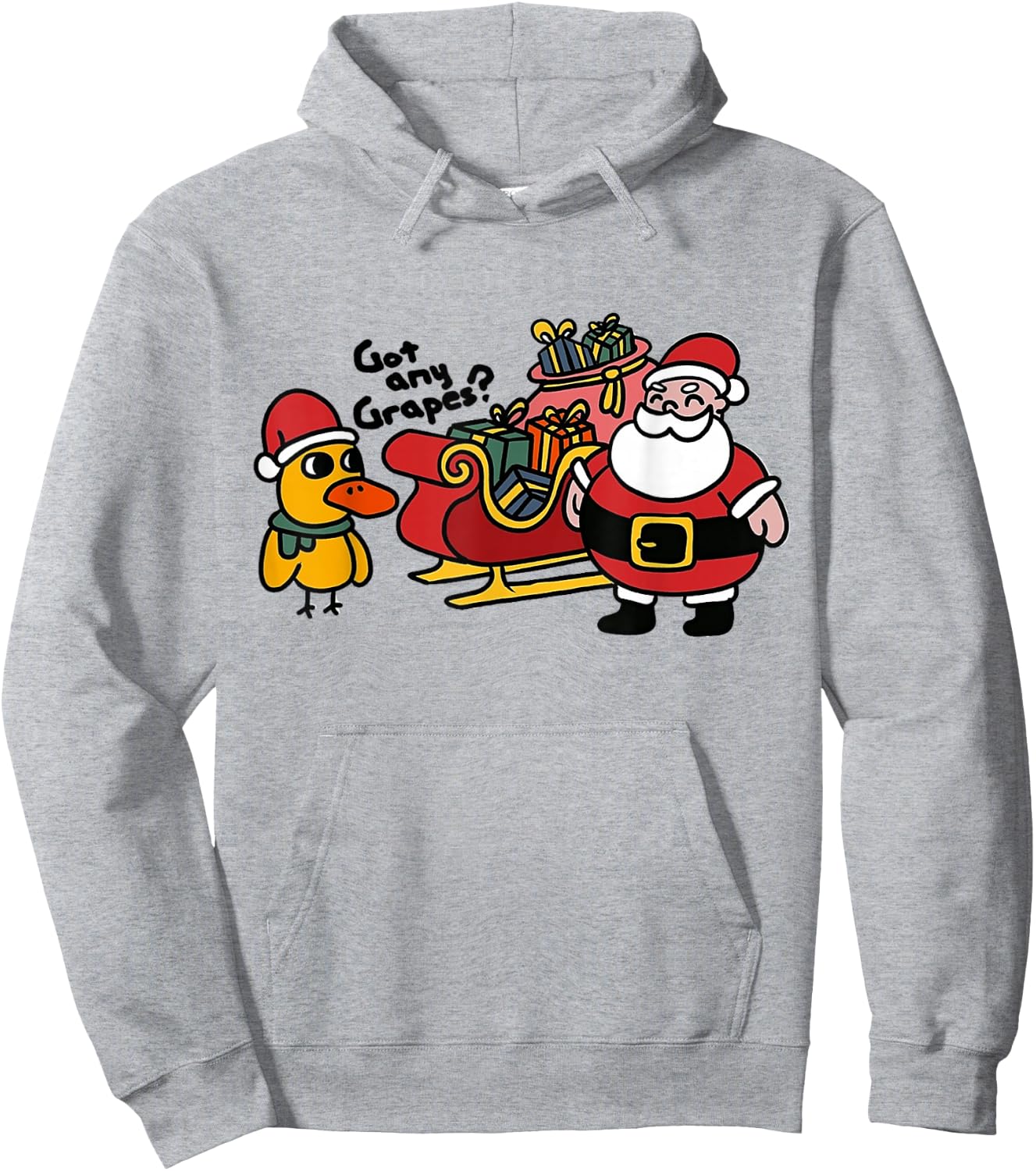 Ice Fresh Lemonade Got Any Grapes Duck Funny Christmas Gifts Hoodie - Hoodie | Ash