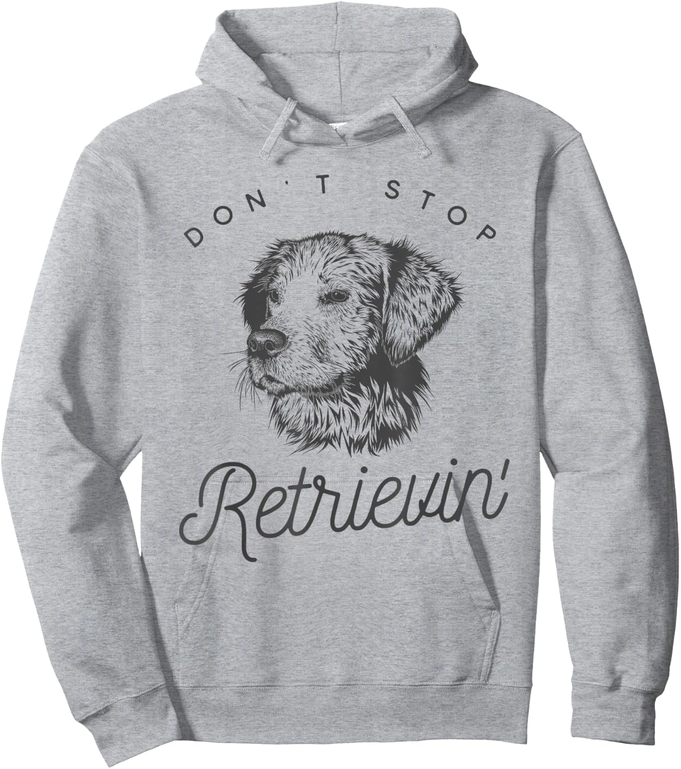 Golden Retriever Don't Stop Retrieving Shirt Hoodie - Hoodie | Ash