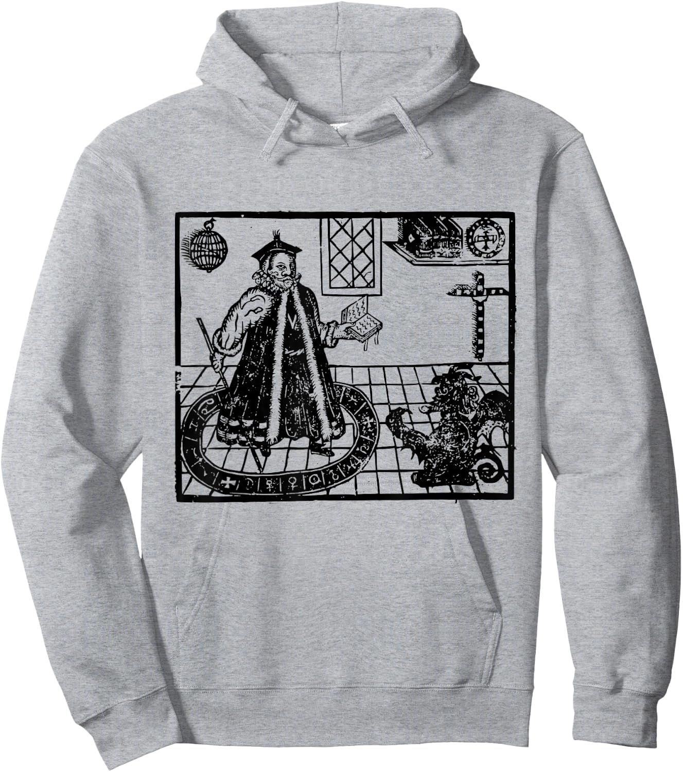 Faustus Conjuring Mephistopheles Demonic Pact Faust Hoodie - Hoodie | Ash