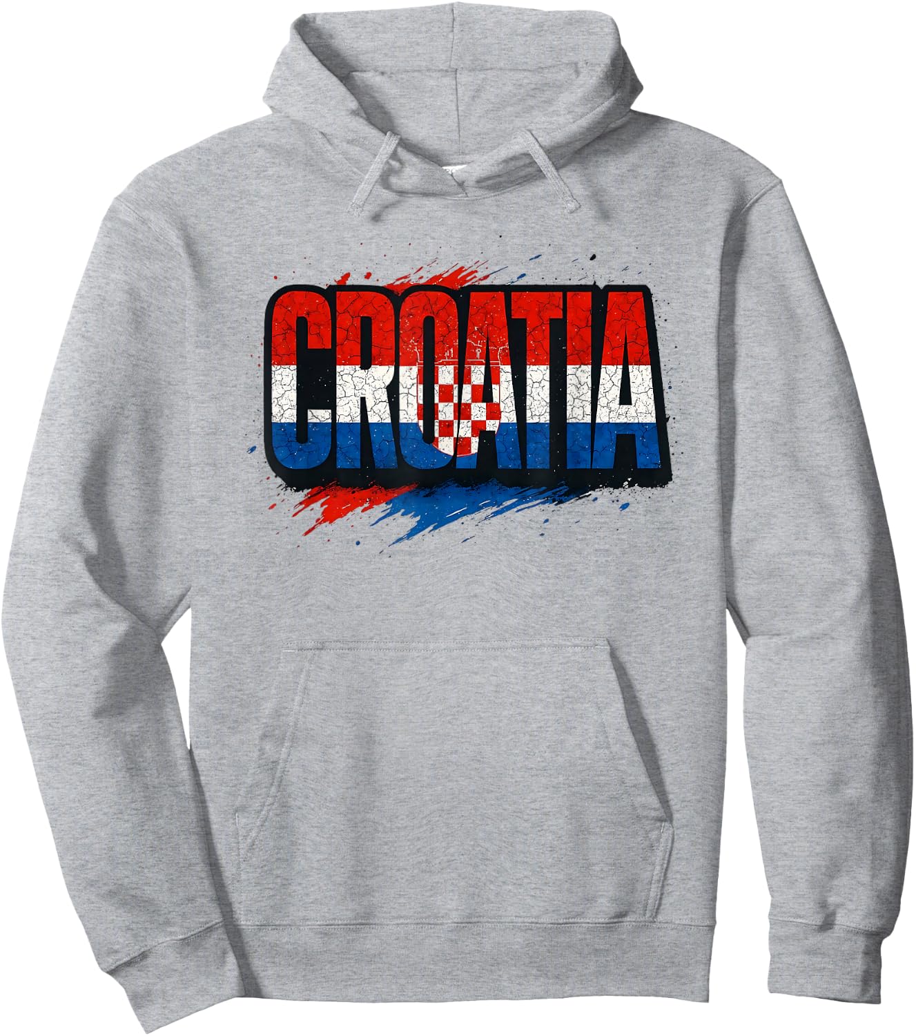 Croatia , Croatian map, Croatia Shirts Hoodie - Hoodie | Ash