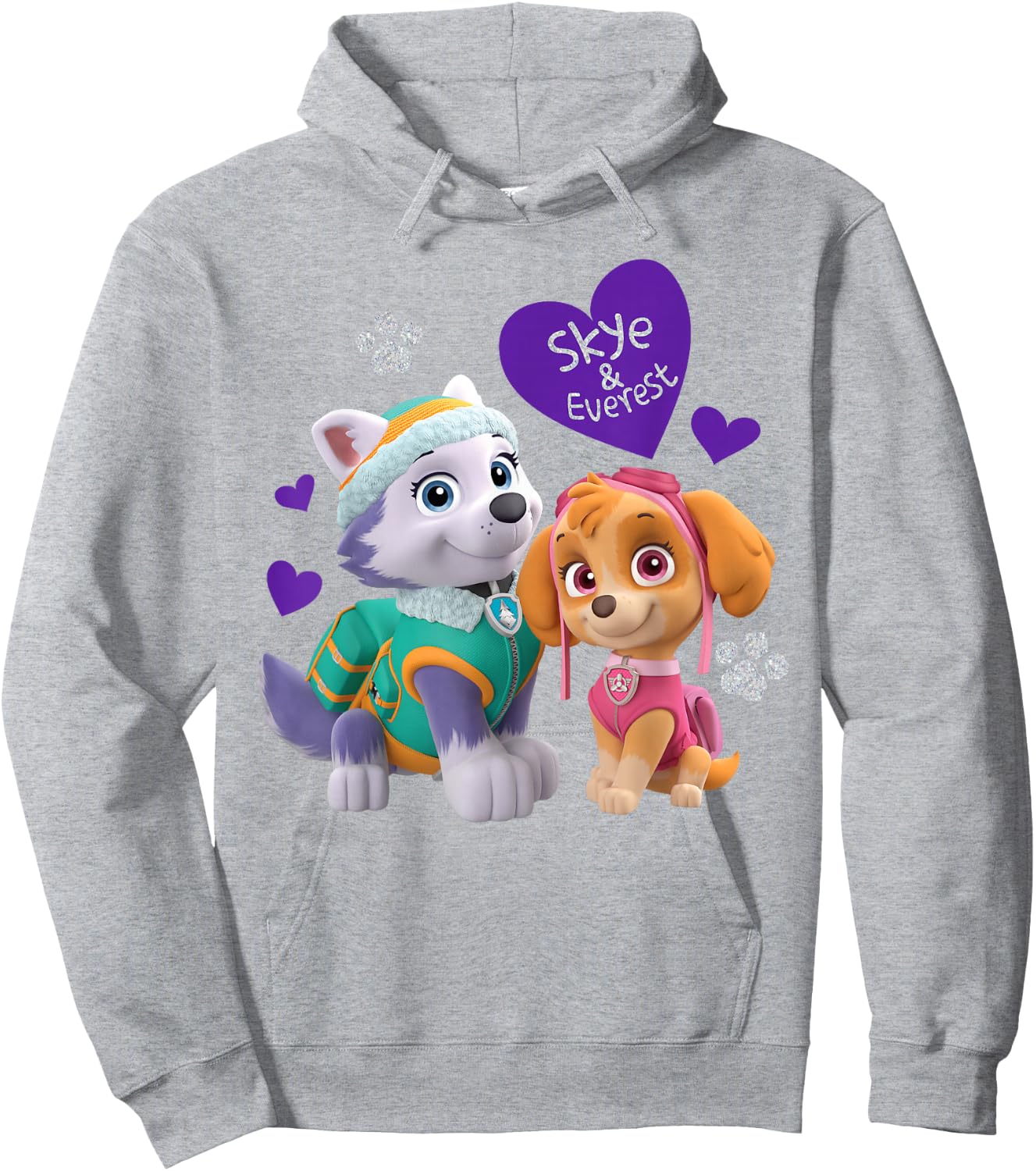 Paw Patrol Skye & Everest Hoodie - Hoodie | Ash